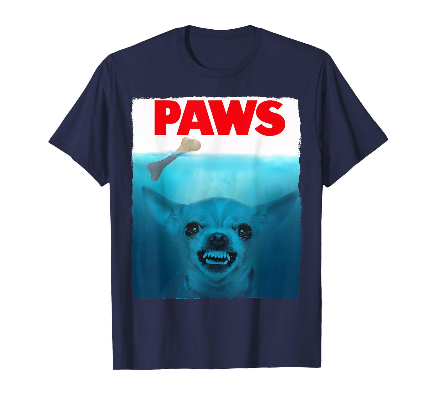 Chihuahua Dog Paws Cute Movie Poster Pet Funny T-Shirt