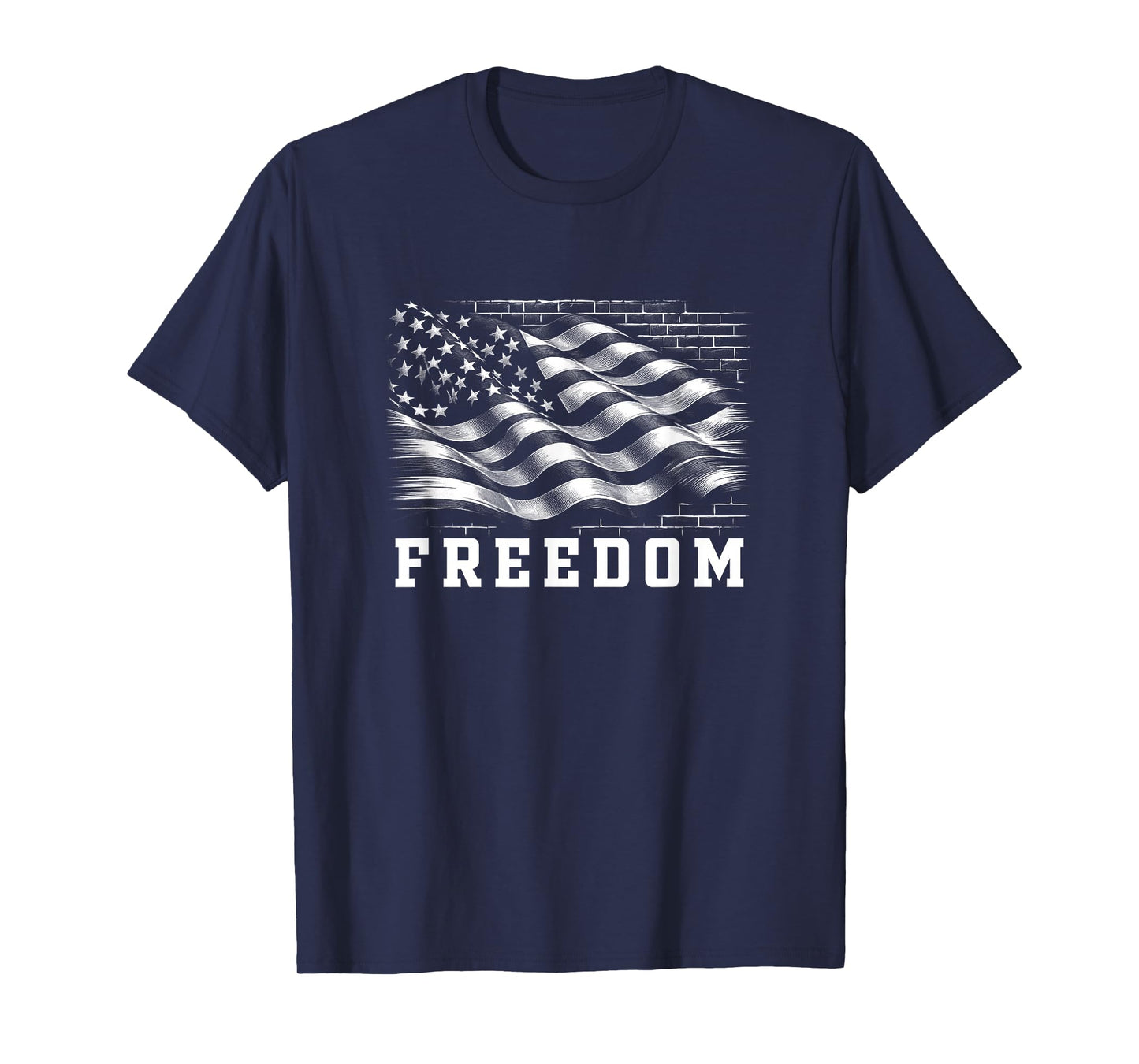 USA Flag Freedom T Shirt 4th of July Shirt Freedom T-Shirt