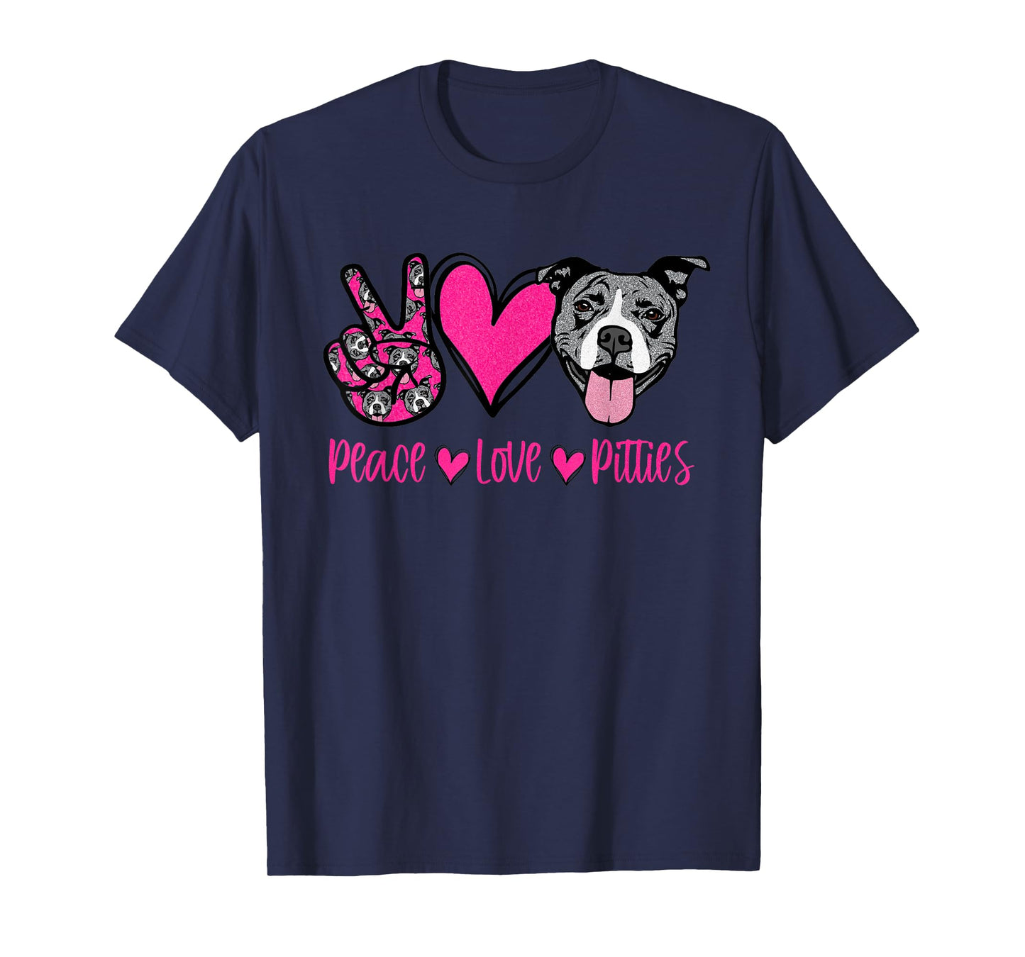 Pit Bull Lives Matter Pittie Puppy Dog Mom Ladies Pitbull T-Shirt Small