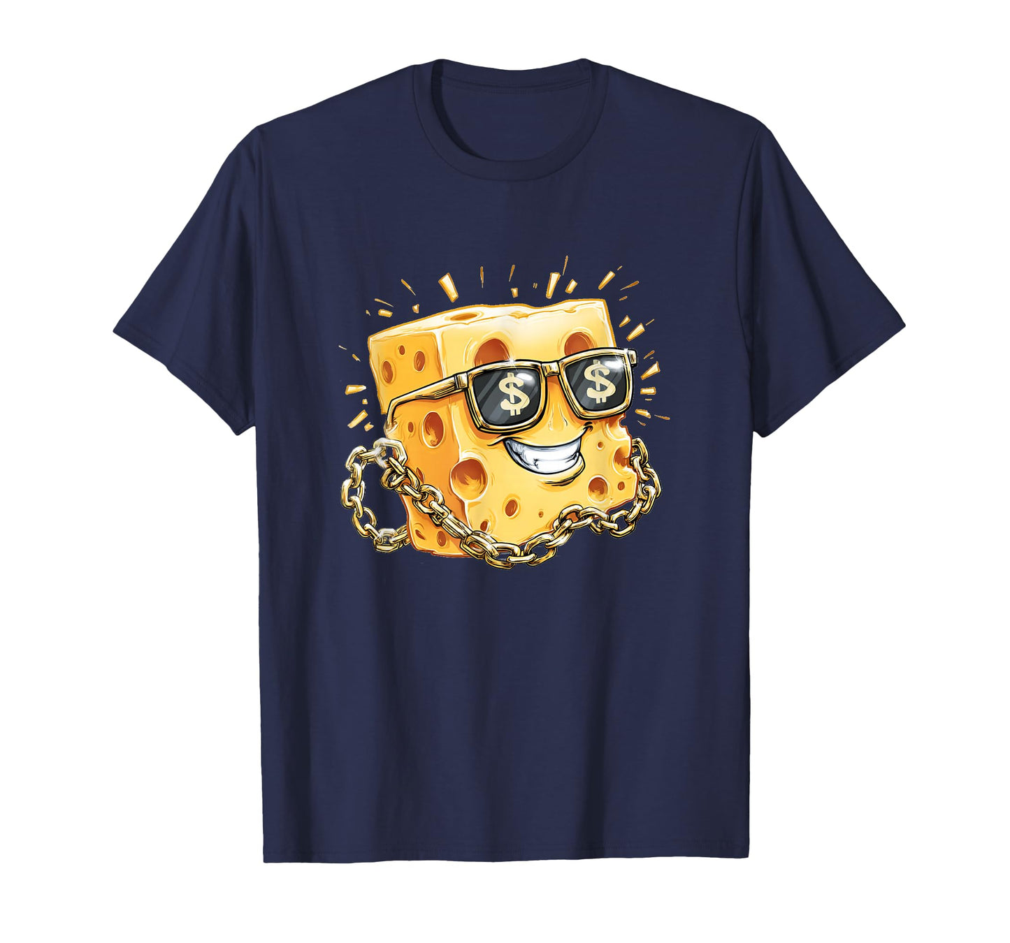 Funny Rich Cheese Costume with Money and Cash T-Shirt