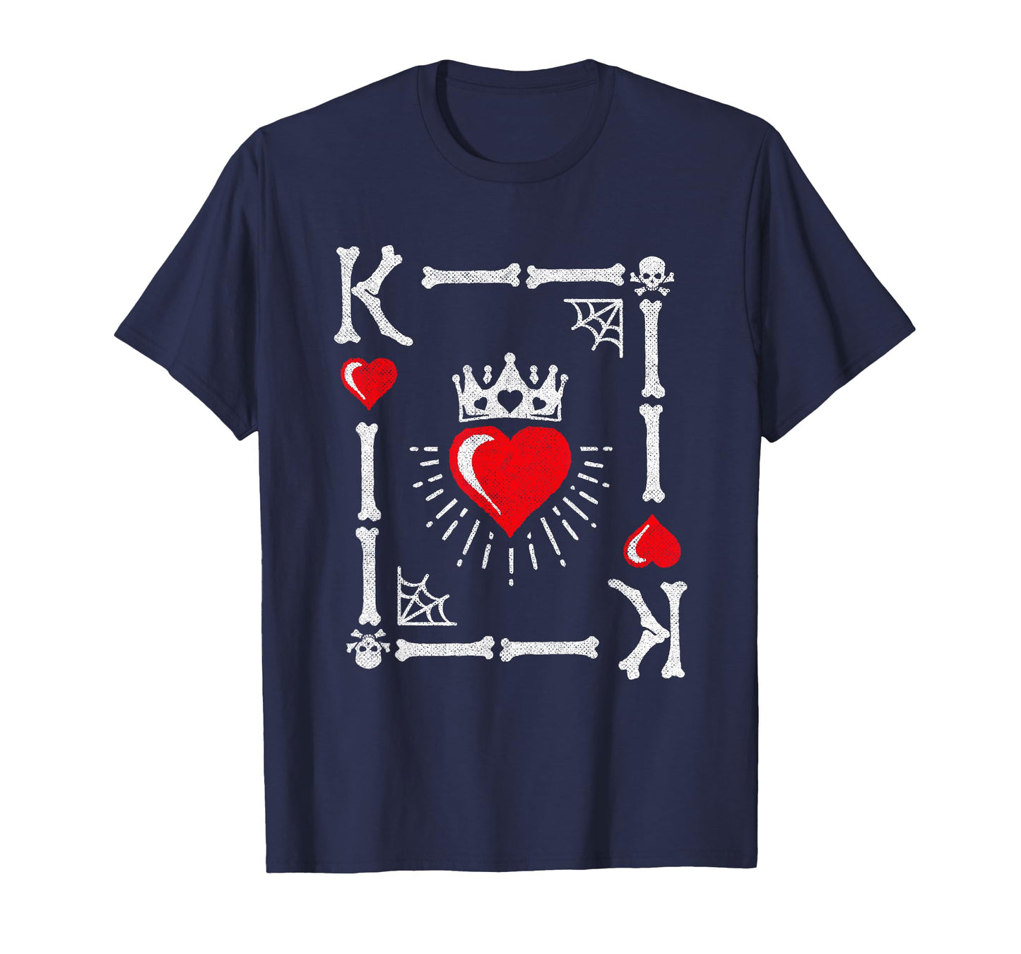 King of Hearts Card Costume - Halloween King of Hearts T-Shirt