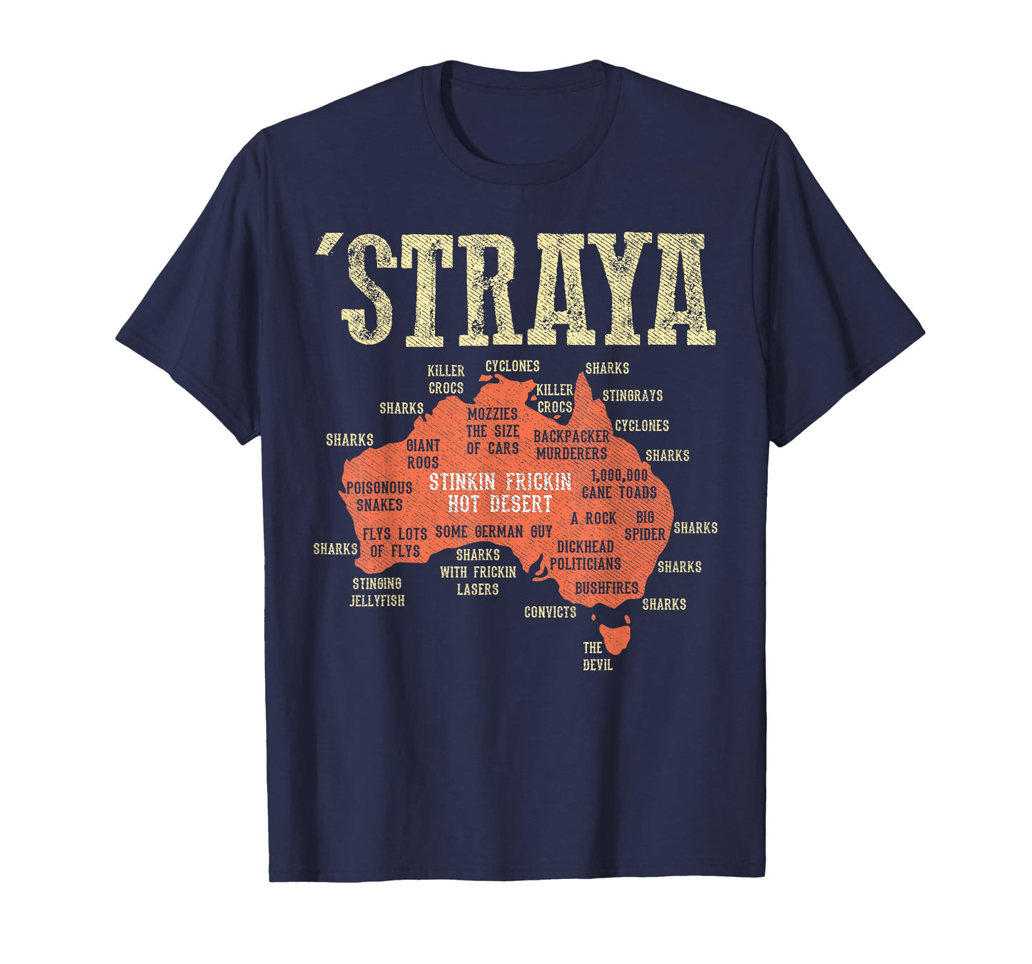 Australia Shirt - Aussie Day Straya Map G'day Mate Outback T-Shirt