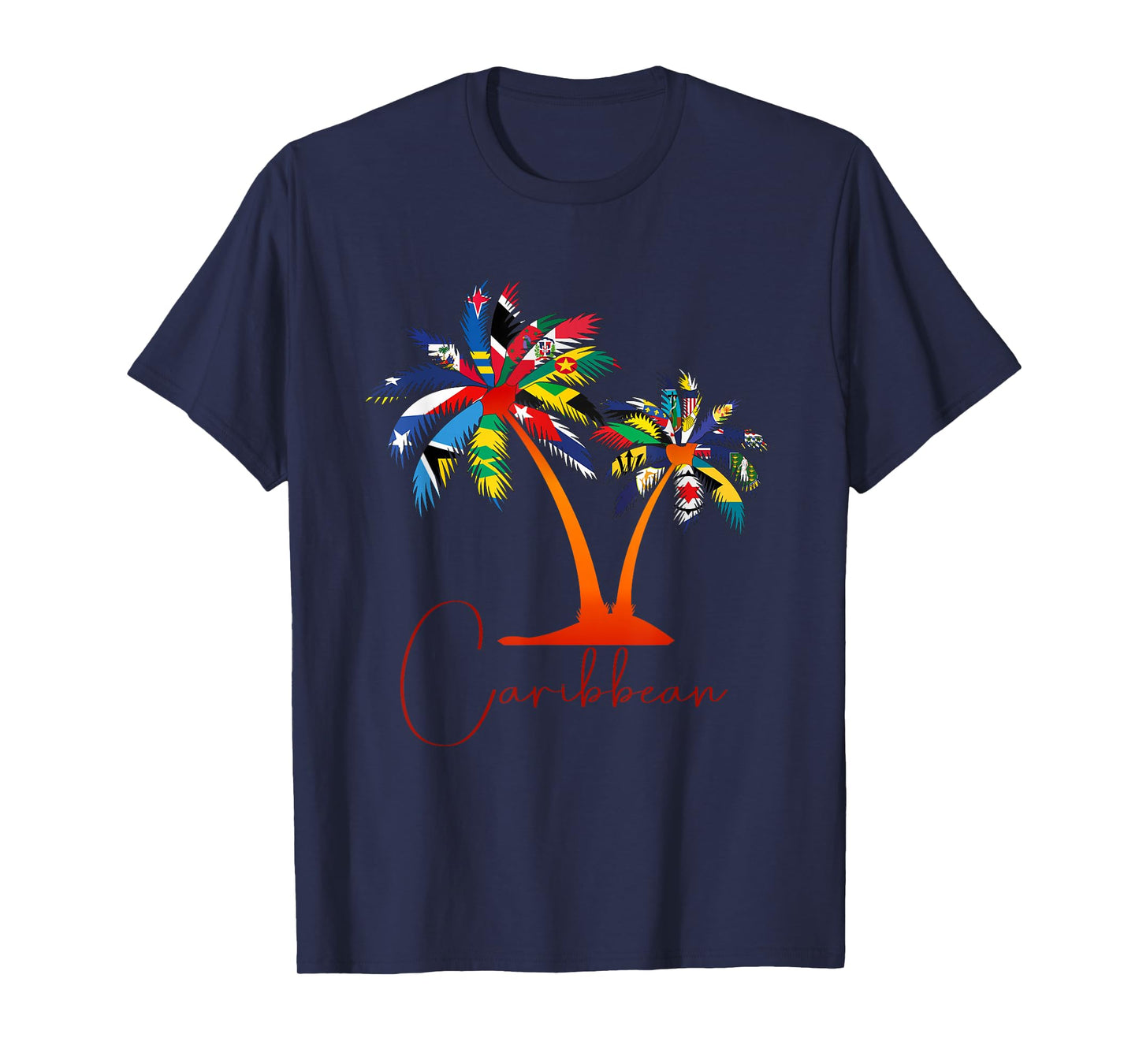 Caribbean Islands Flags, Caribbean Sea Tour T-Shirt