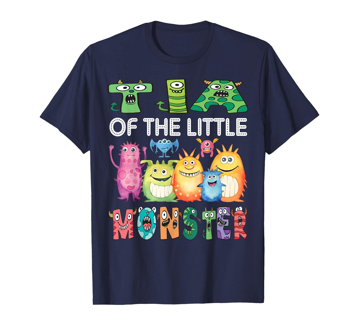 Tia Of The Little Monster Kids 1St Birthday Party T-Shirt