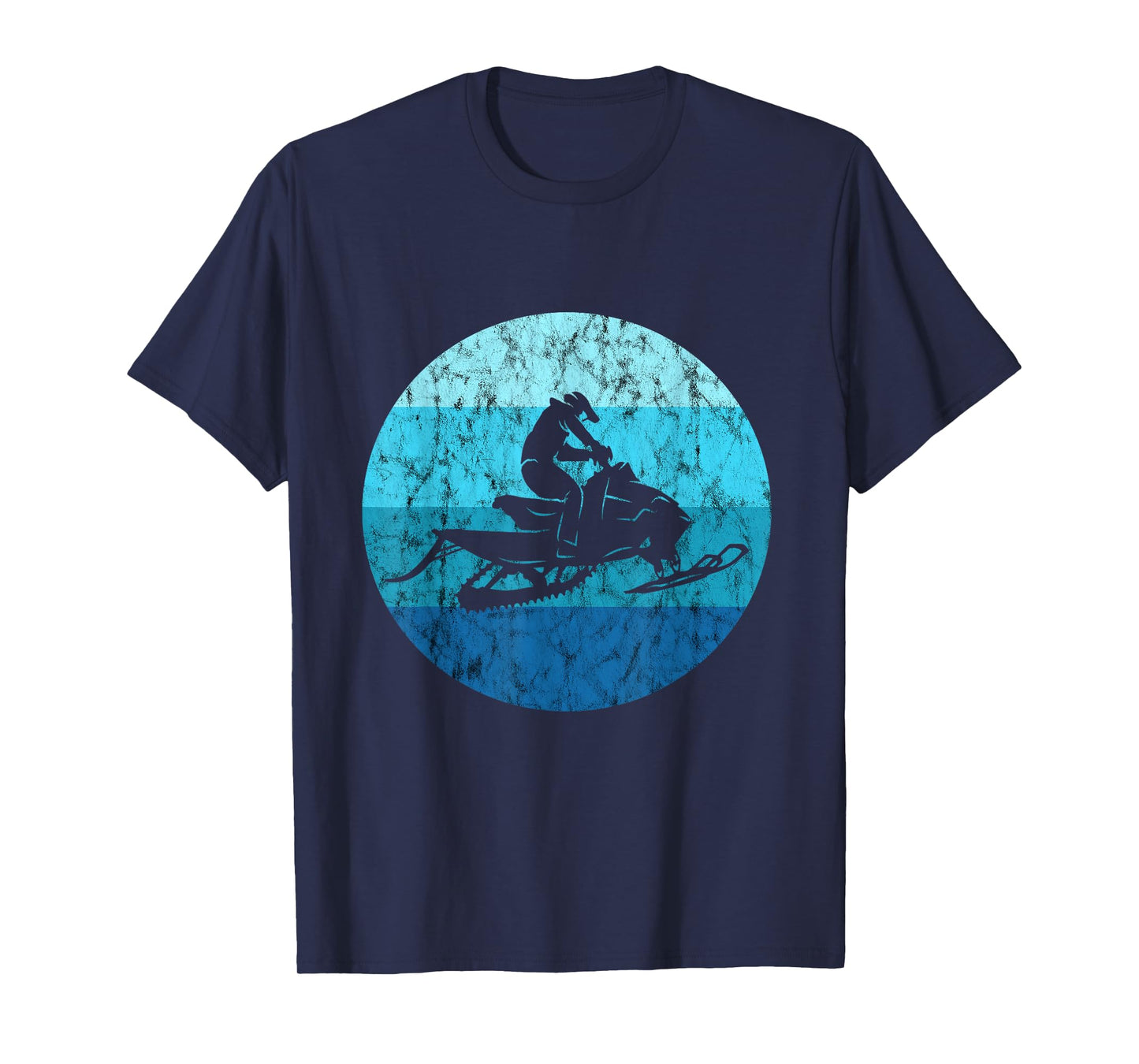 Snowcross Vintage Snowmobile Snow Machine Snowmobiling T-Shirt
