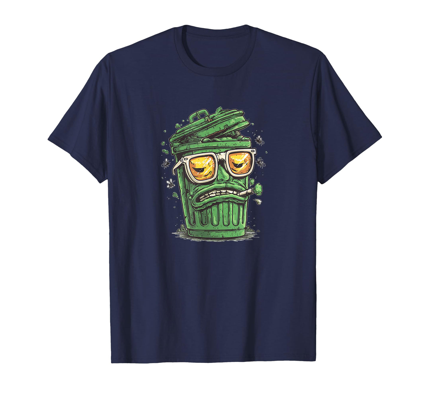 Funny Trash Can with Bold Shades Costume T-Shirt