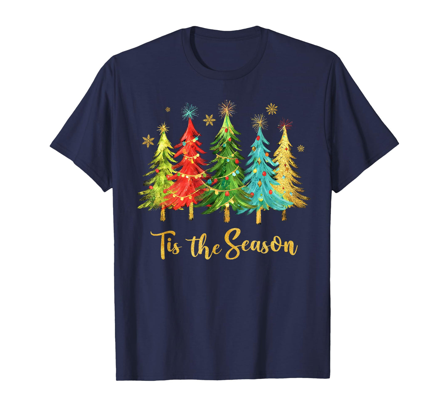 Retro Tis The Season Christmas Season Men Women Kids T-Shirt