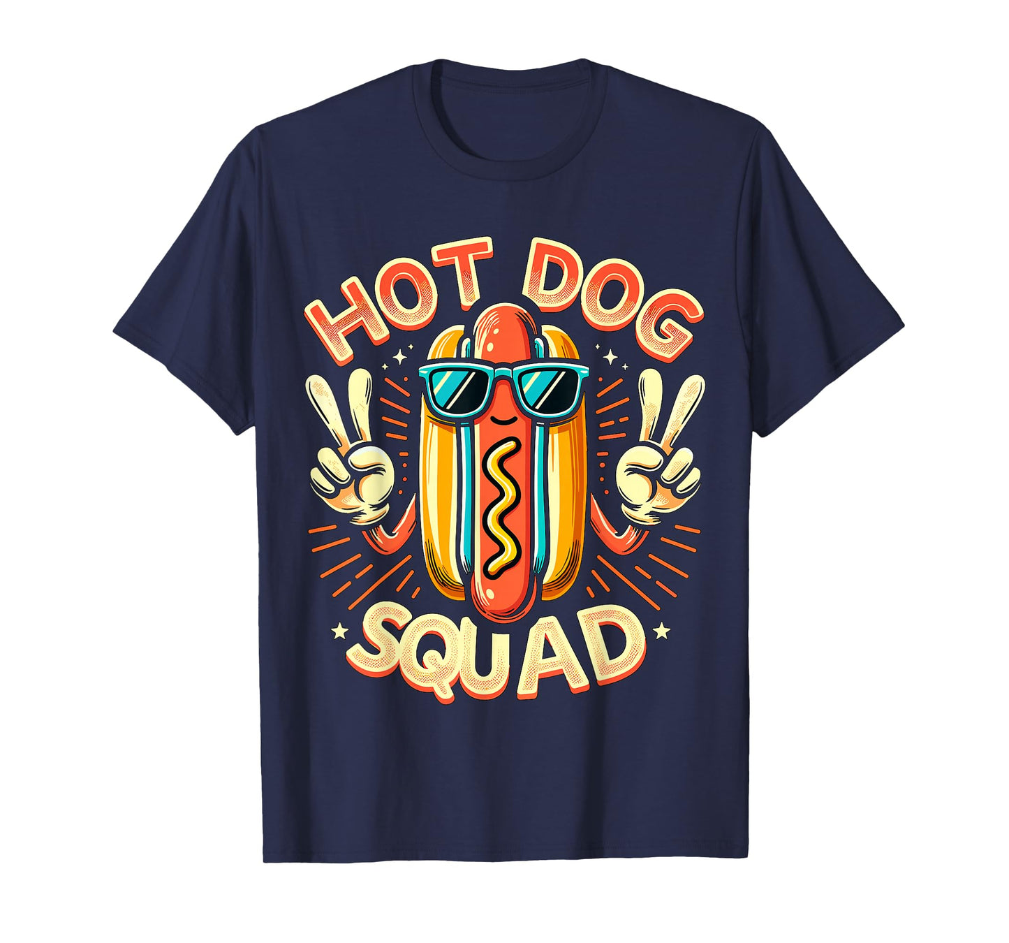 Hot Dog Squad Hot Dog Stand Team Hotdog Crew T-Shirt