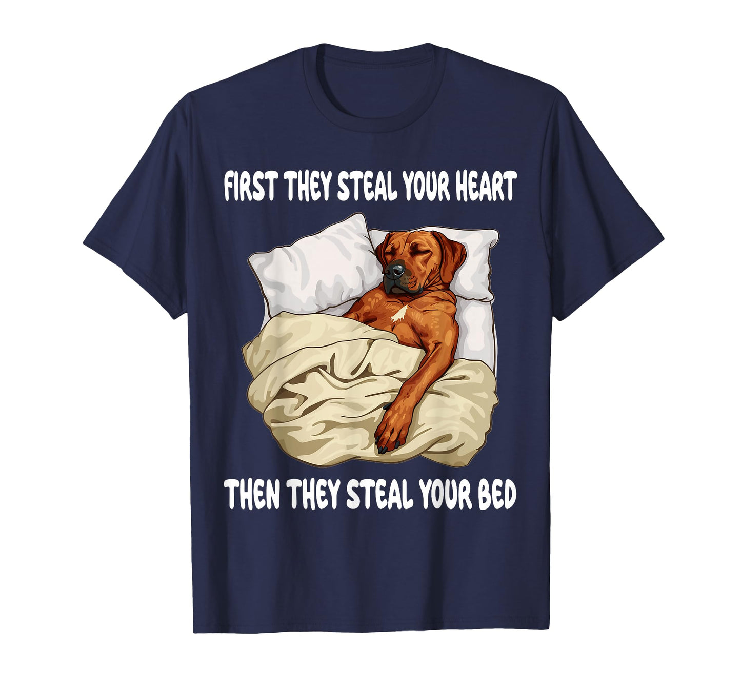 Rhodesian Ridgeback Sleeping Pajamas Nightgown T-Shirt