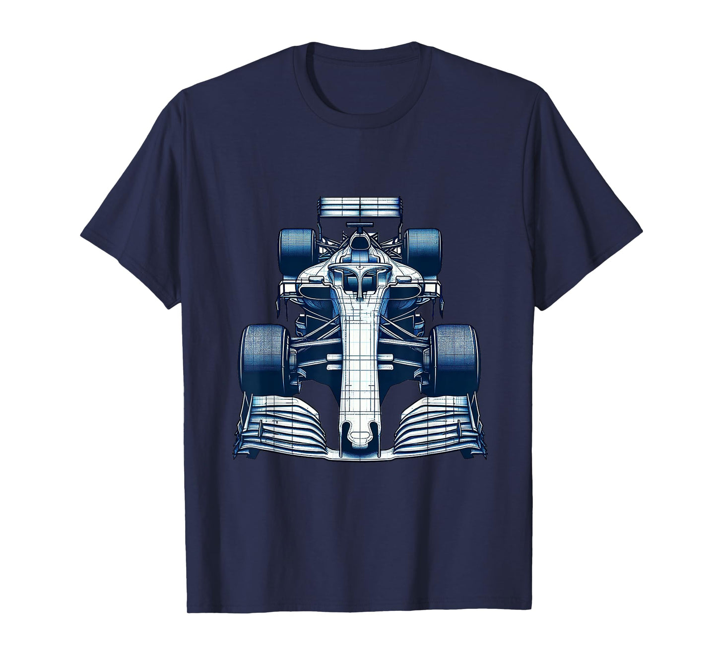 Race Motorsport Racing Blueprint Mechanical Engineering T-Shirt