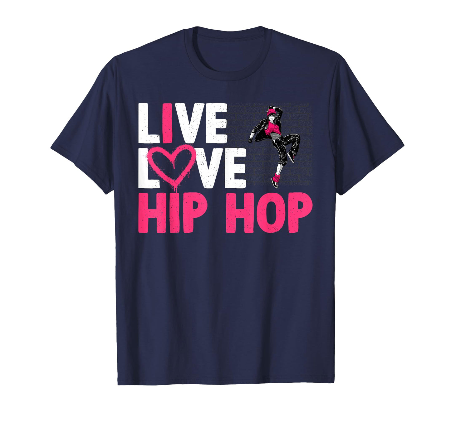 Cool Hip Hop Dancer Design for Women Girls Hip Hop Lovers T-Shirt
