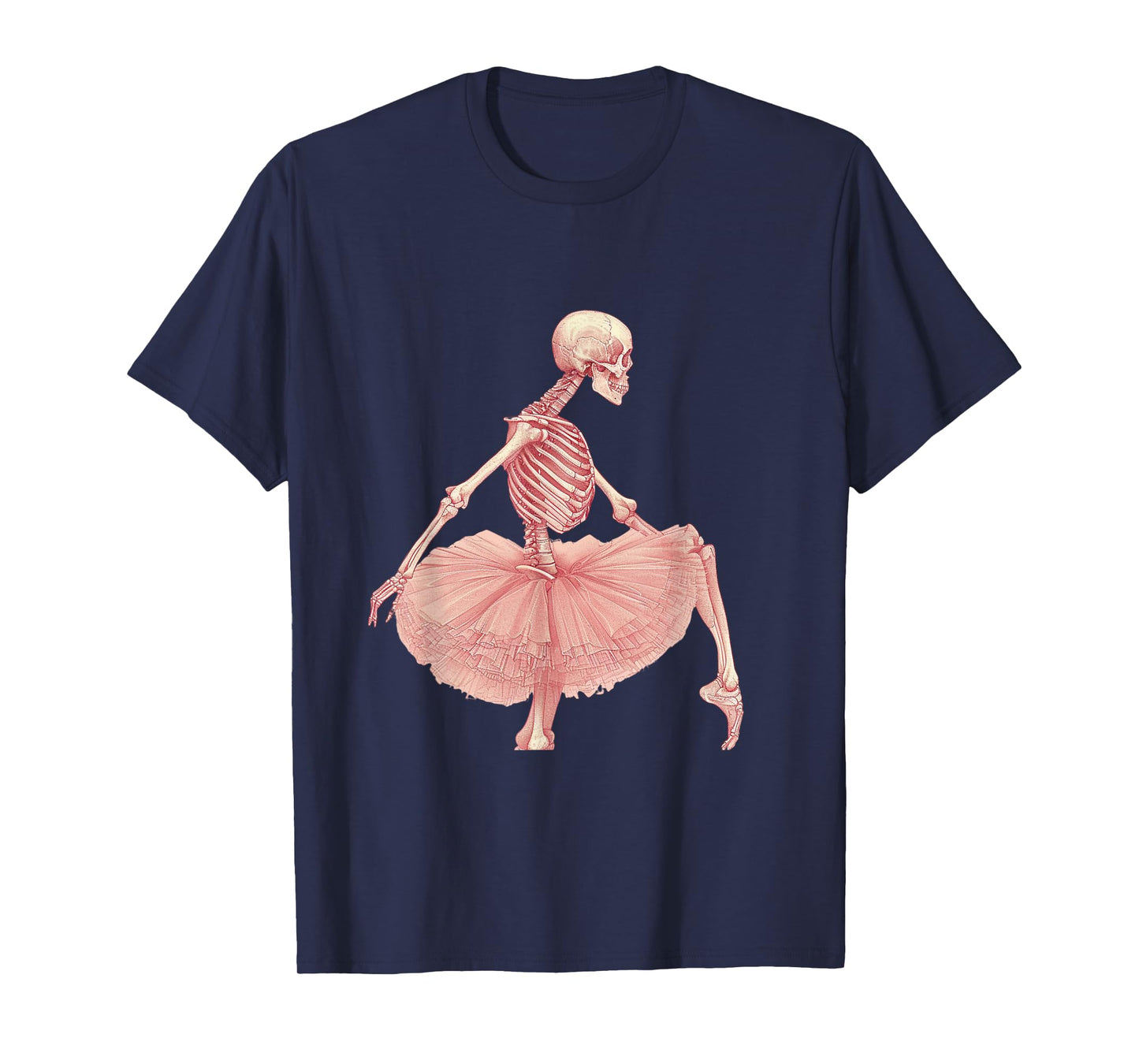 Skeleton Ballerina Art Ballet Skeleton Design Dance of Death T-Shirt