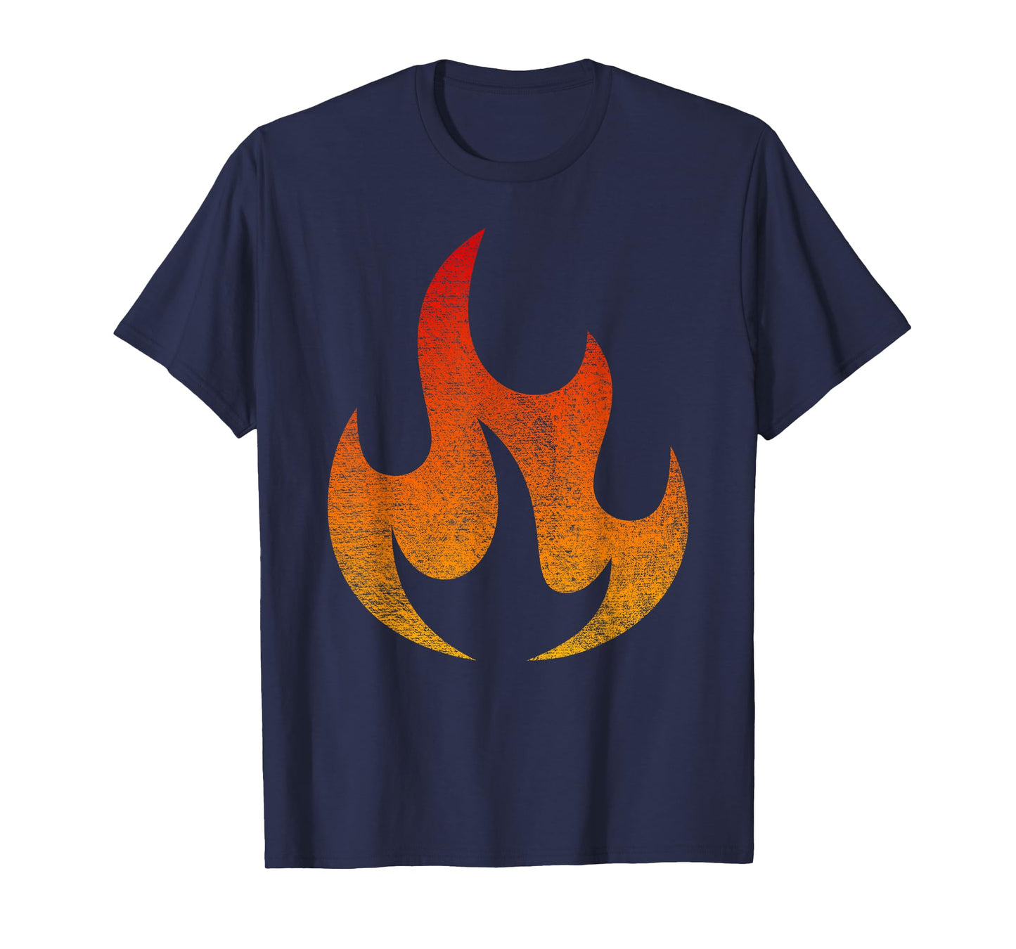 FIRE Flame Costume Halloween LIT Burning Flame T-Shirt