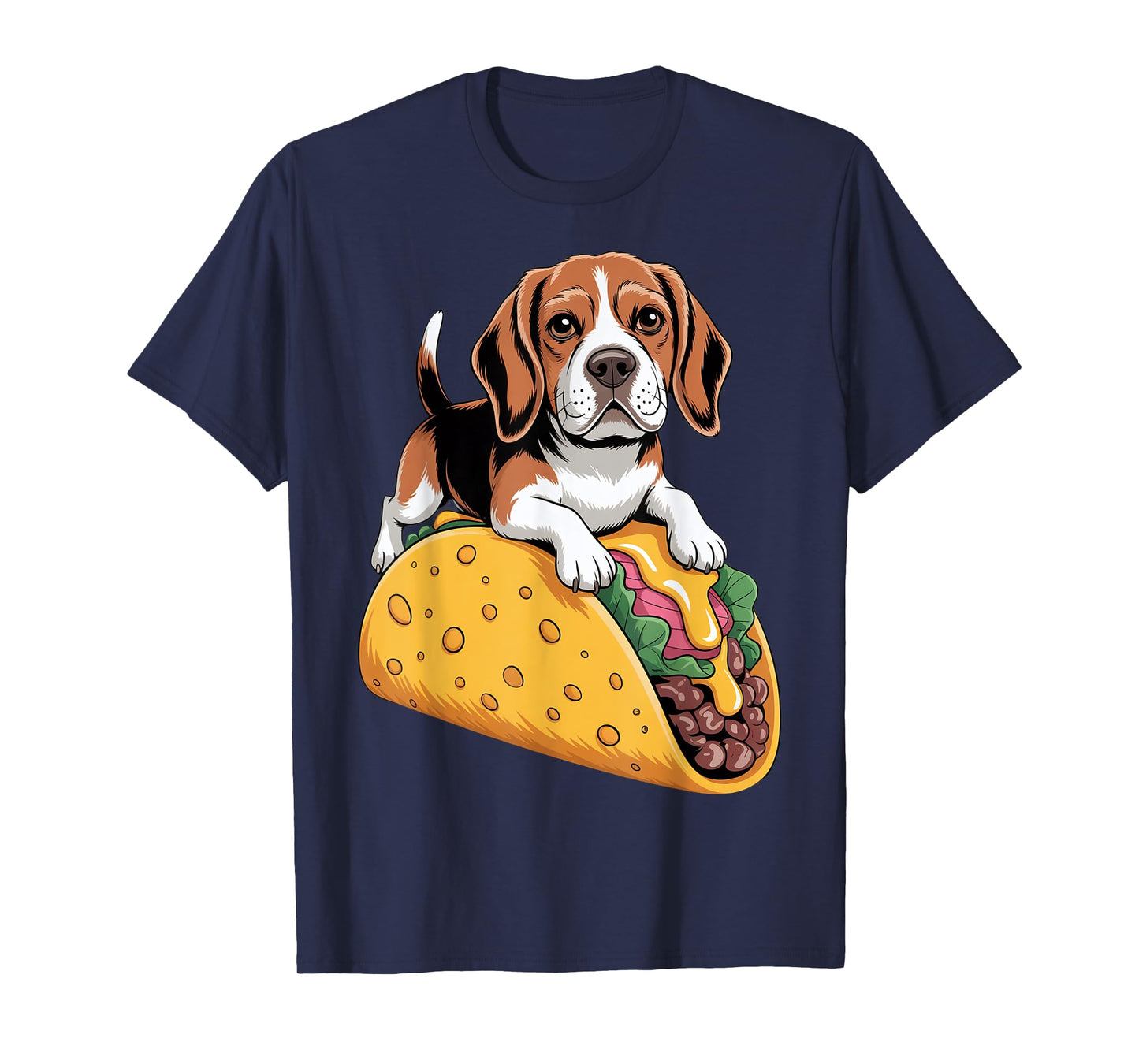 Funny Beagle On Taco T-Shirt