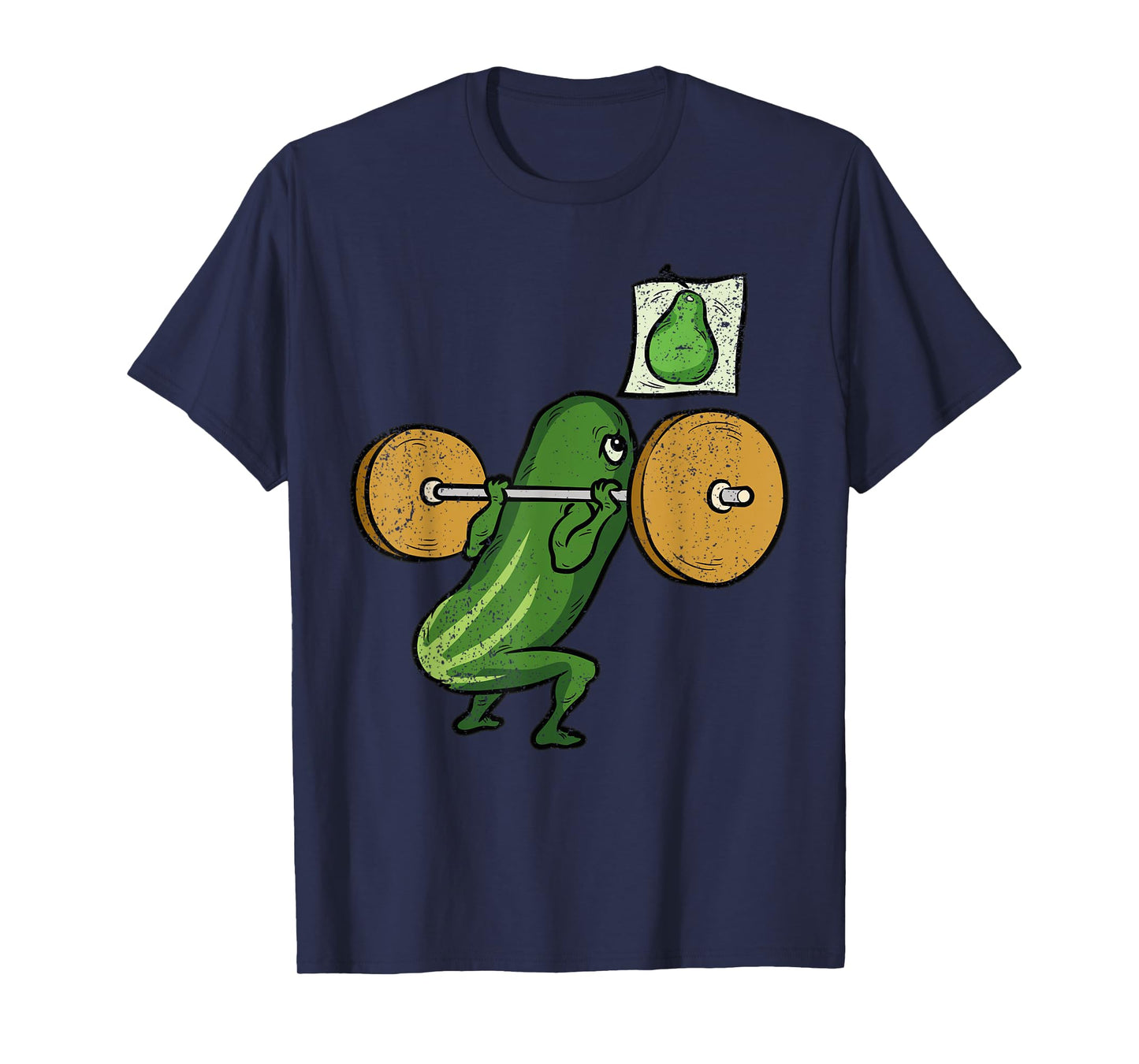 Cucumber Squat Halloween Funny Gym Workout Men Women Kids T-Shirt