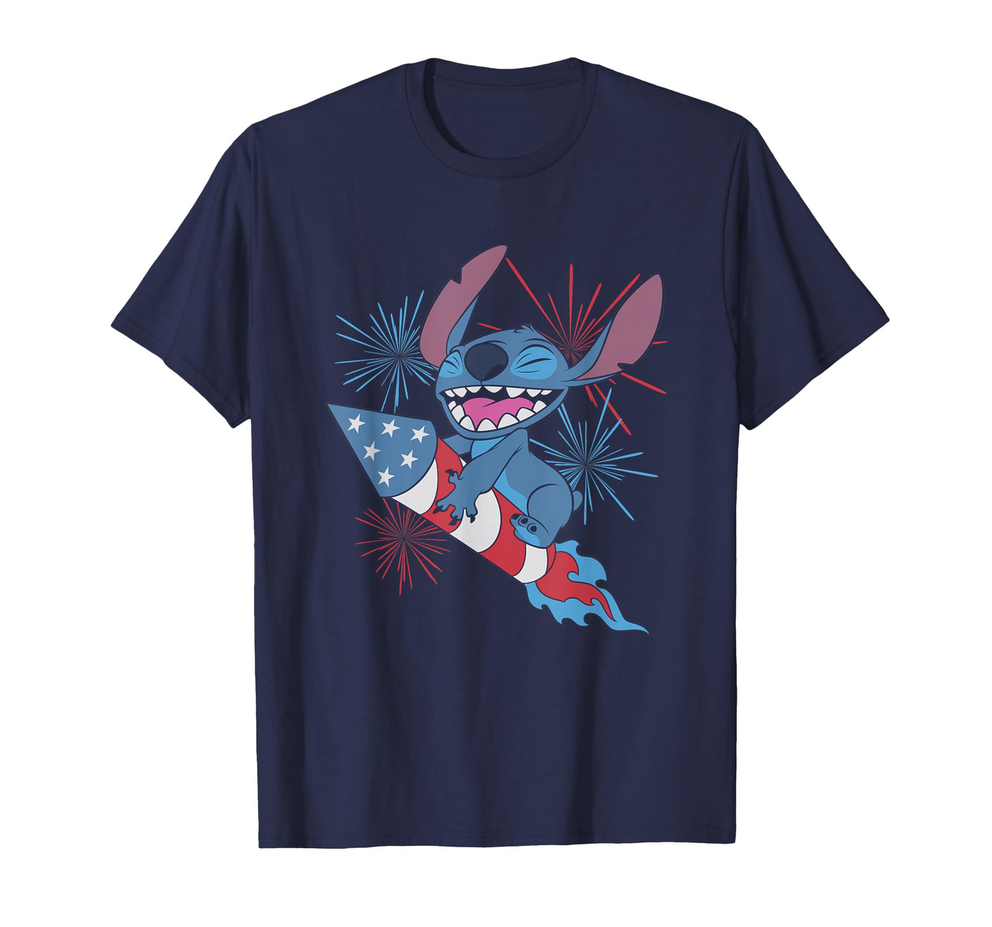 Disney Lilo & Stitch 4th Of July Rocket Stitch T-Shirt