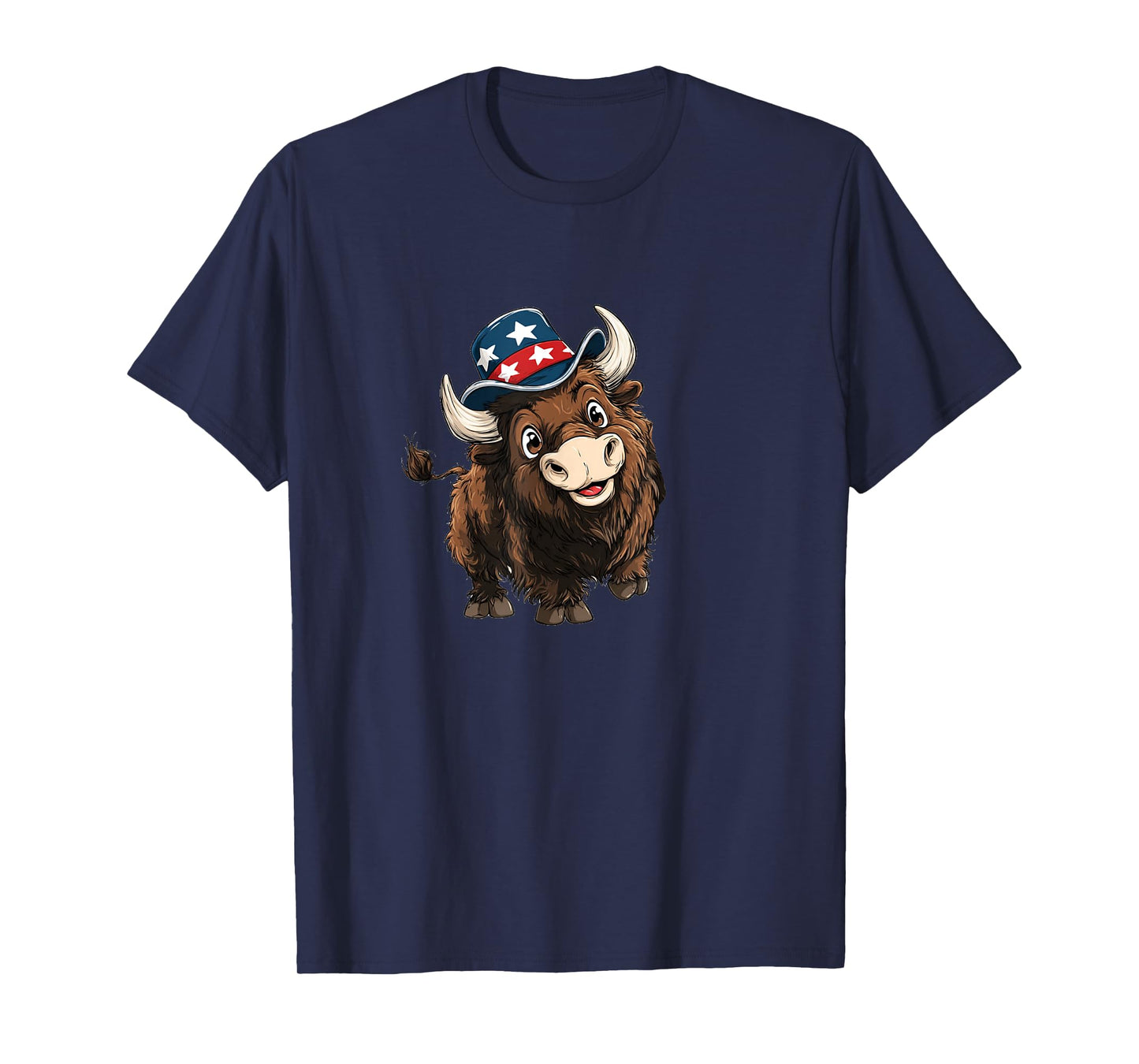 Cool Bison Animal Cowboy Costume for Adults and Kids T-Shirt