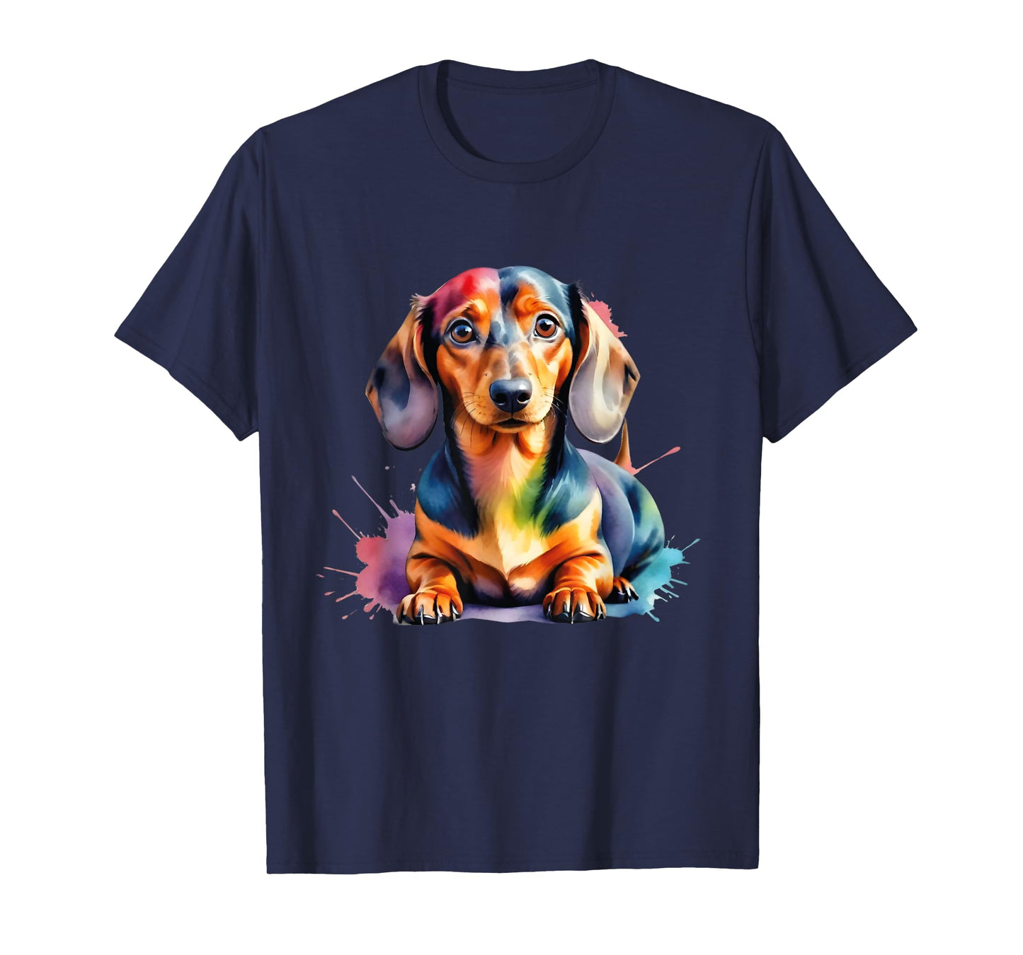Colorful Wiener & Dachshund T-Shirt