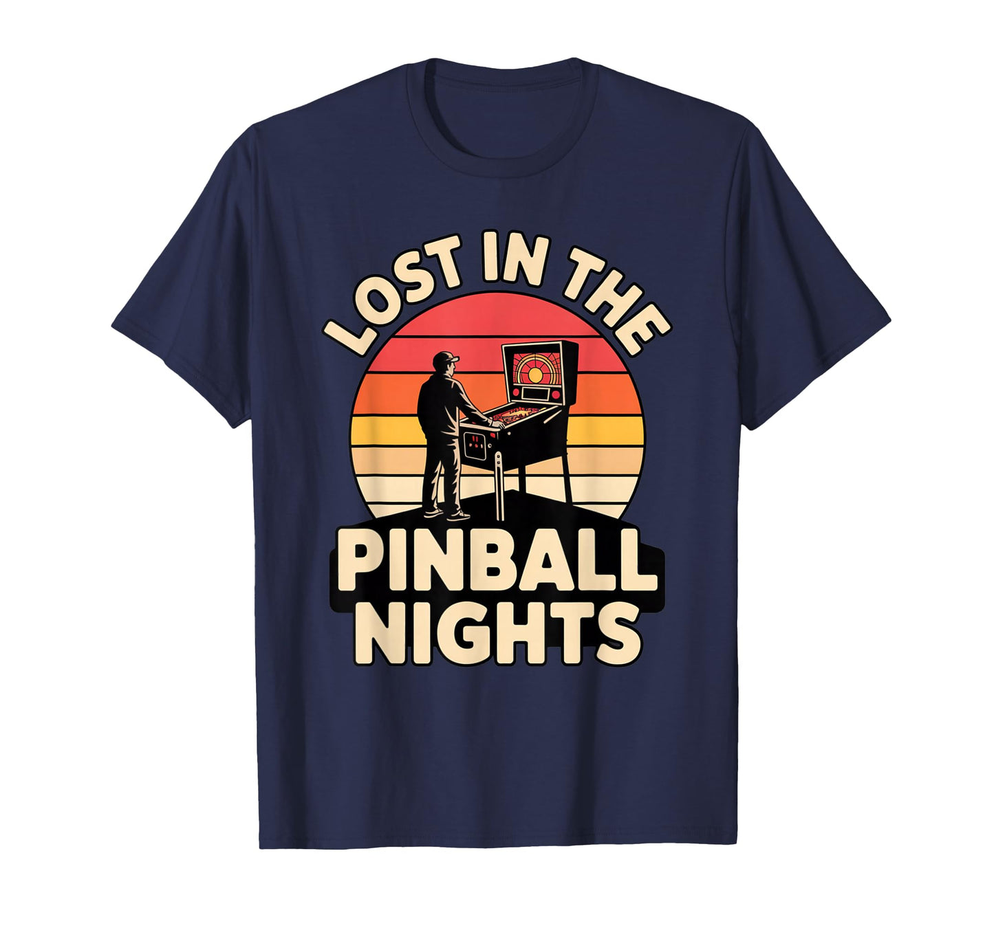 Retro Lost in The Pinball Nights T-Shirt