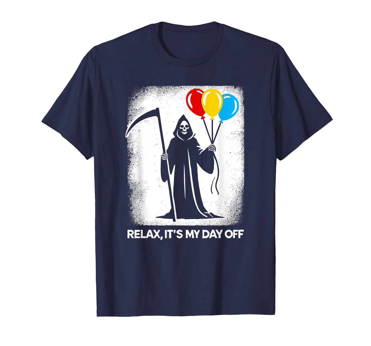 Grim Reaper Day Off Funny Halloween Funny Grim Reaper T-Shirt