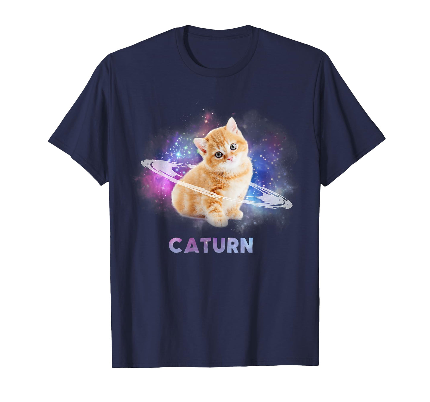 Cat in space caturn T-Shirt T-Shirt