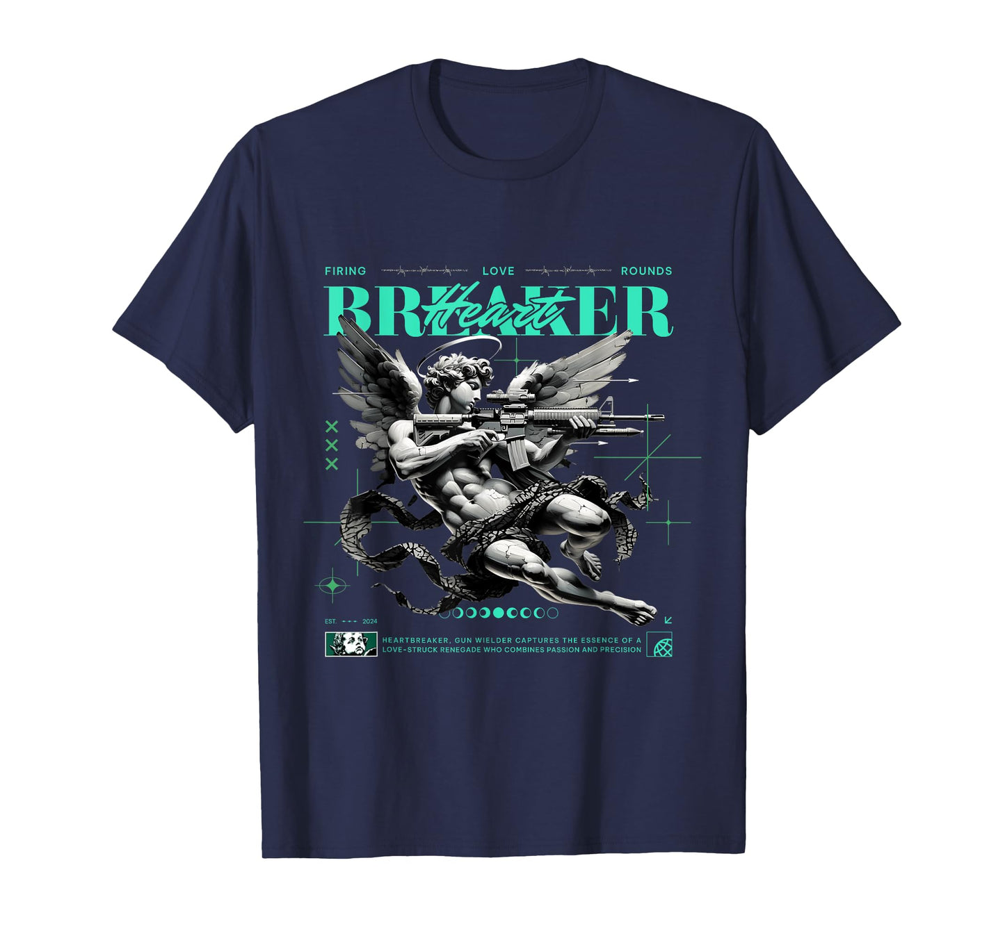 Heart Breaker Black Green Glow 3s Matching Tee For Men Women T-Shirt