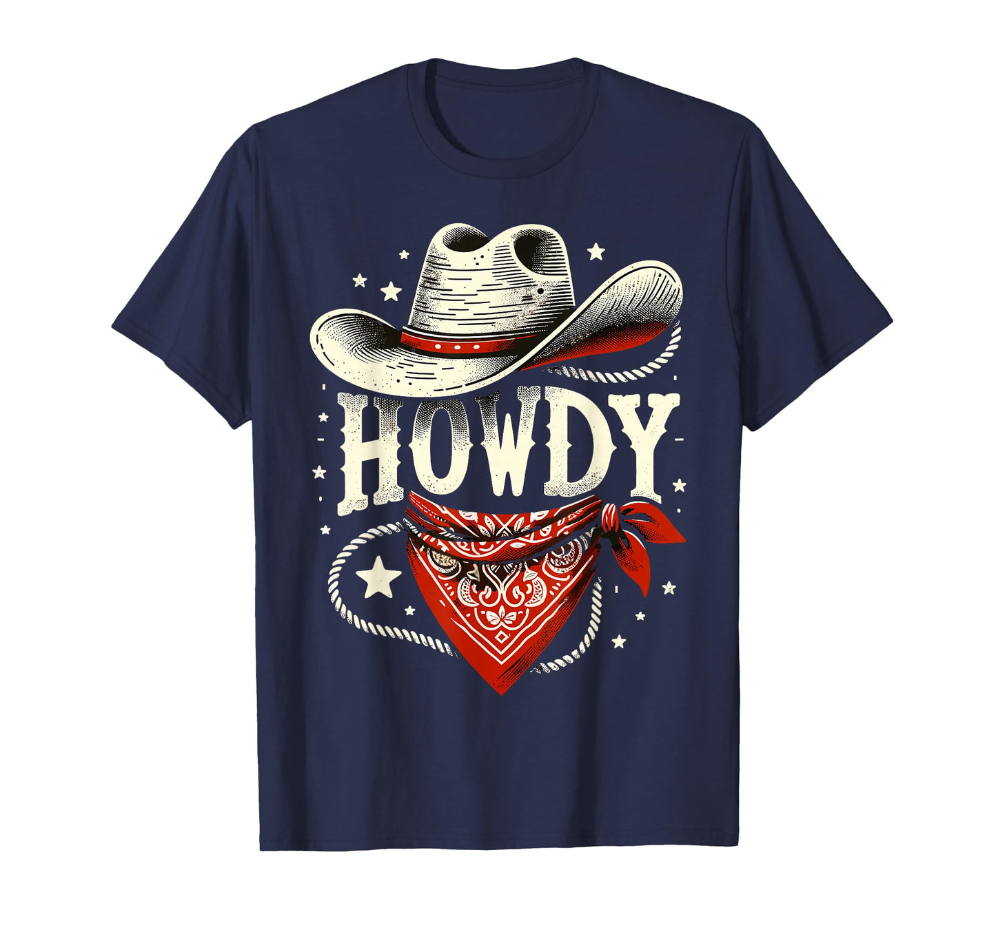 Howdy Cowboy Hat Western Rodeo T-Shirt