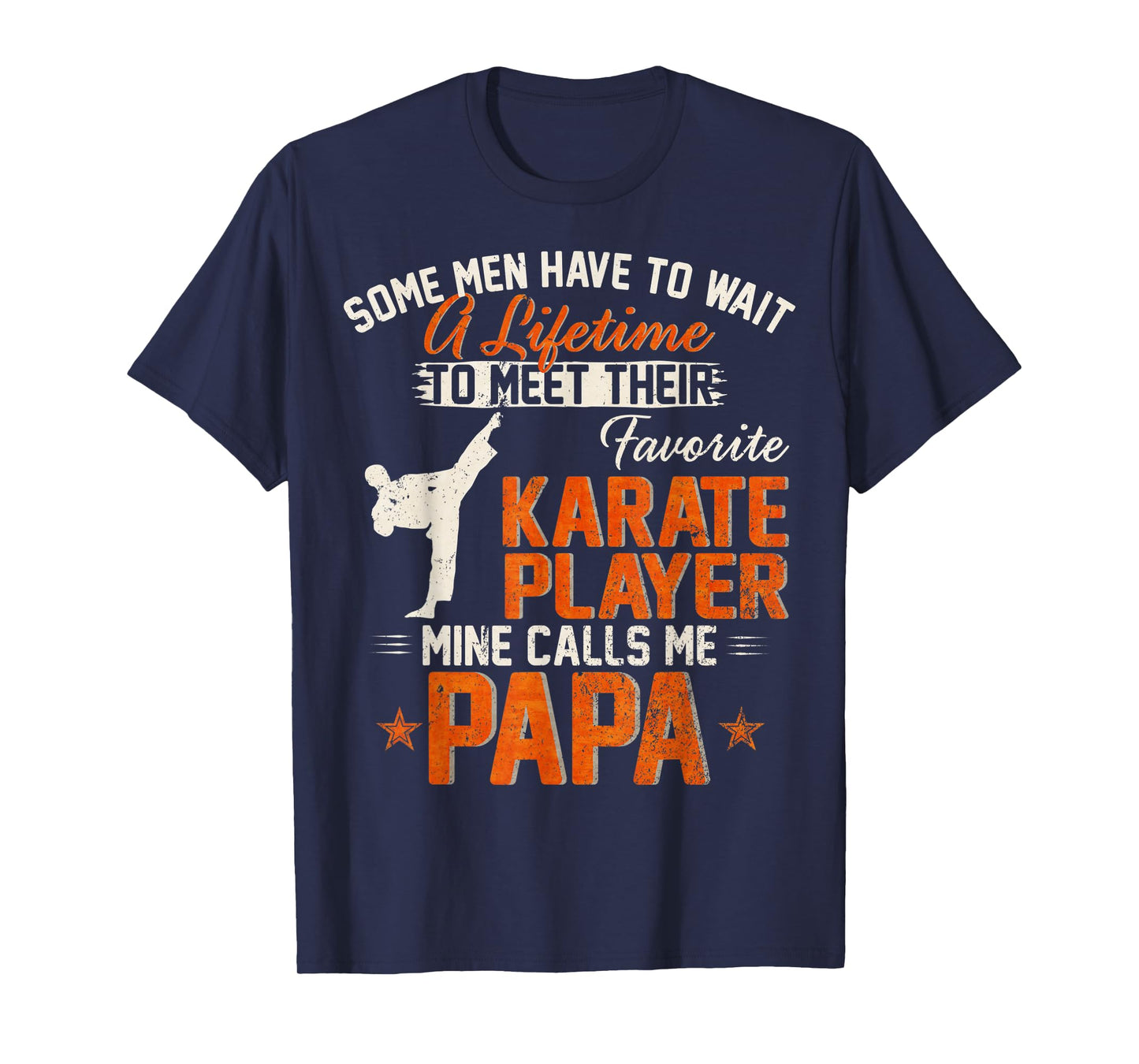 Vintage My Favorite Karate Player Calls Me Papa Karateka T-Shirt