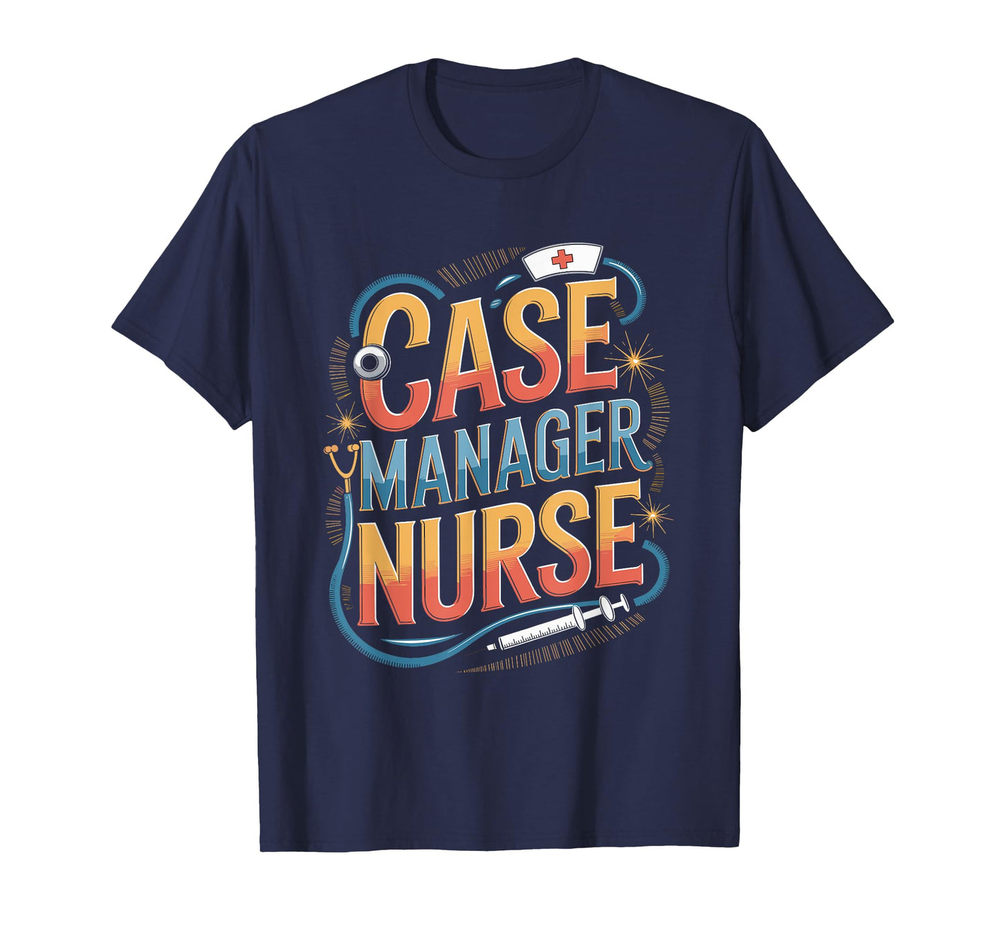Nurse Case Manager Heart Design T-Shirt