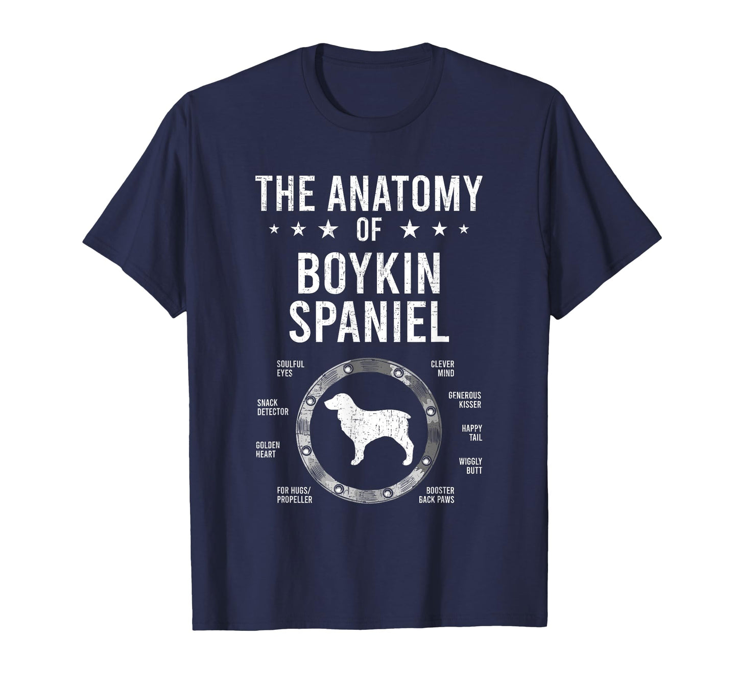 Anatomy of Boykin Spaniel Dog Lover T-Shirt