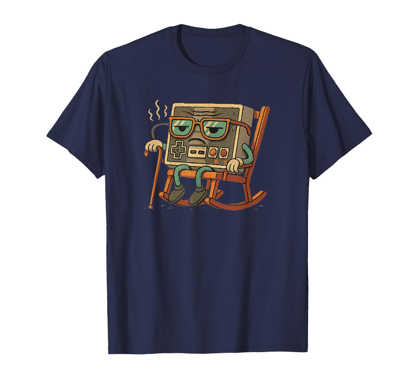 Funny Old Gamer Gaming Retro 80s 90s Video Game Old Gamer T-Shirt