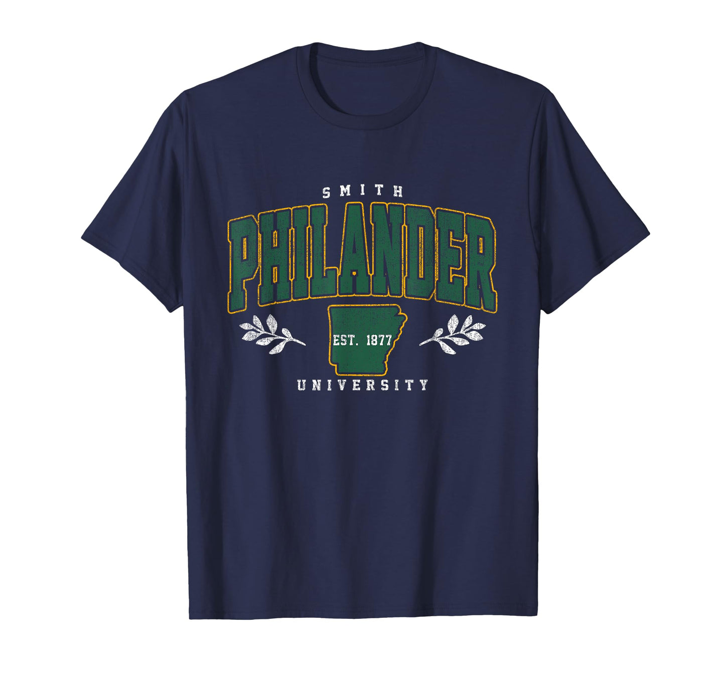 Philander Smith Collegiate Arch Retro Design for Men Women T-Shirt