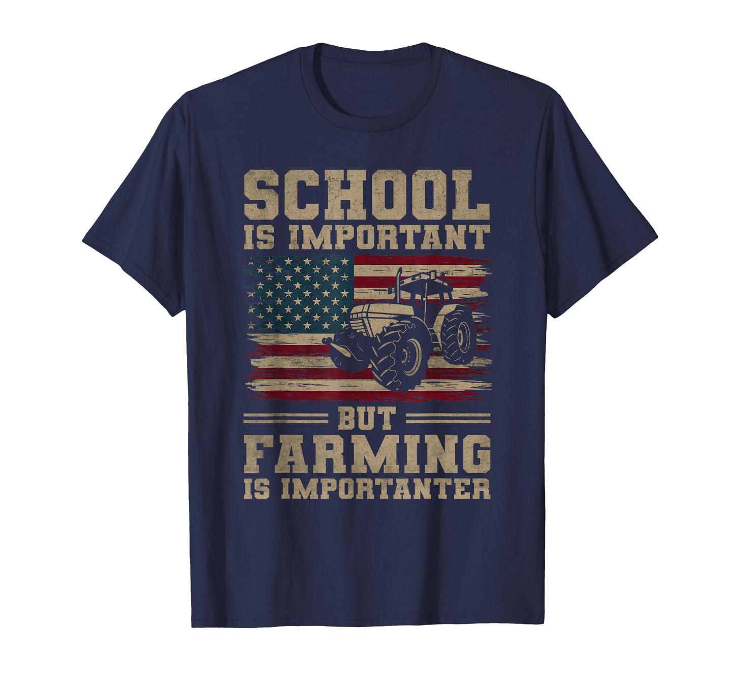 School Is Important But Farming Is Importanter T-Shirt