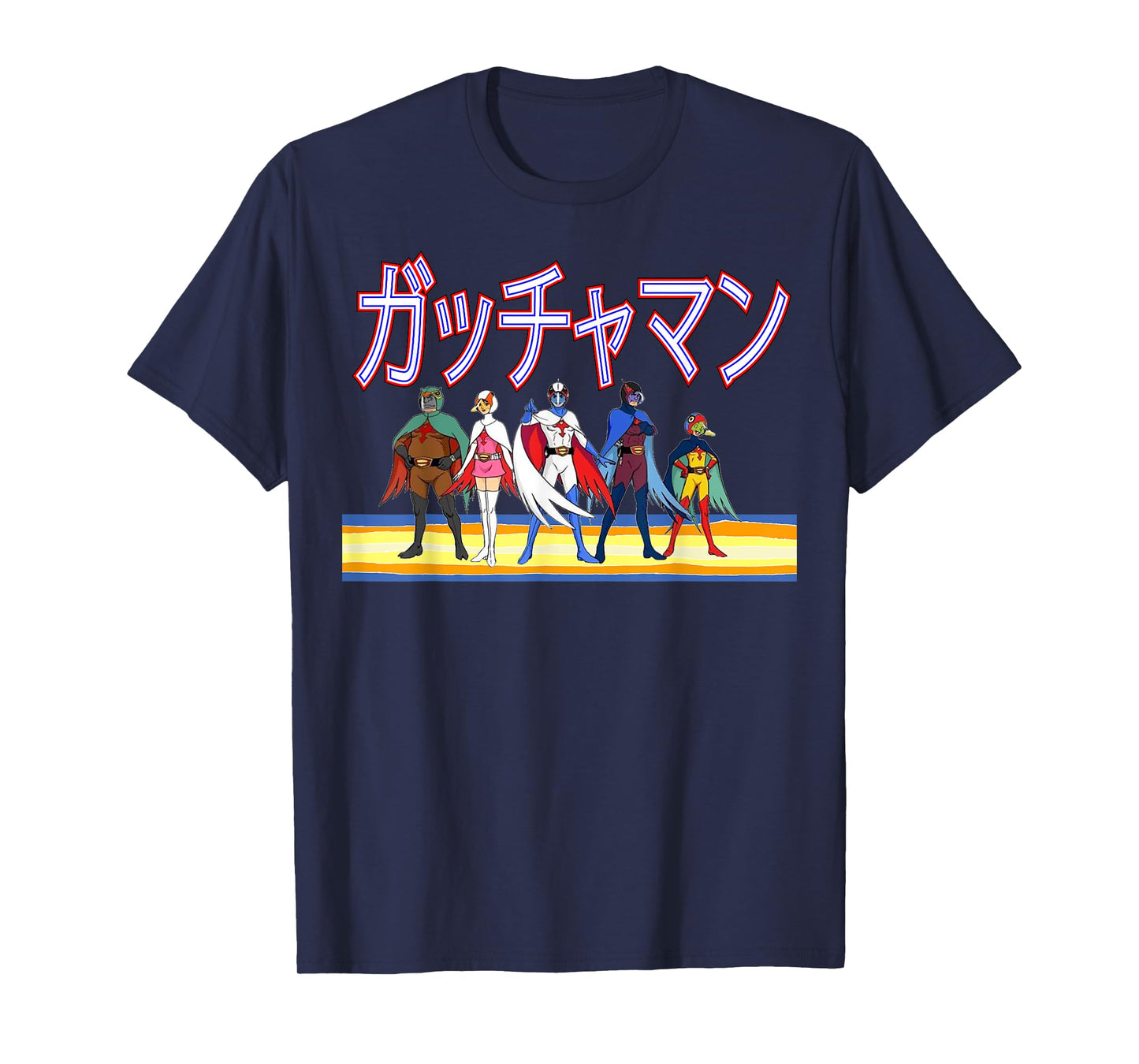 Battle of the Planets Gatchman G Force Vintage Japanese T-Shirt