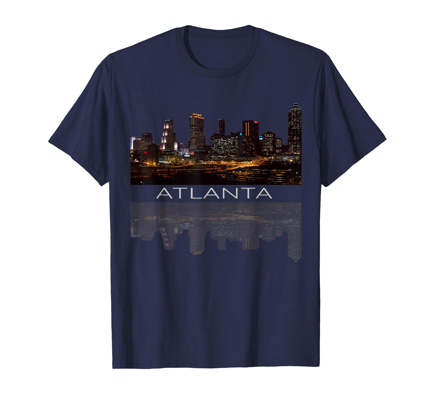 City of Atlanta Nightlife Georgia Skyline Cityscape Love ATL T-Shirt
