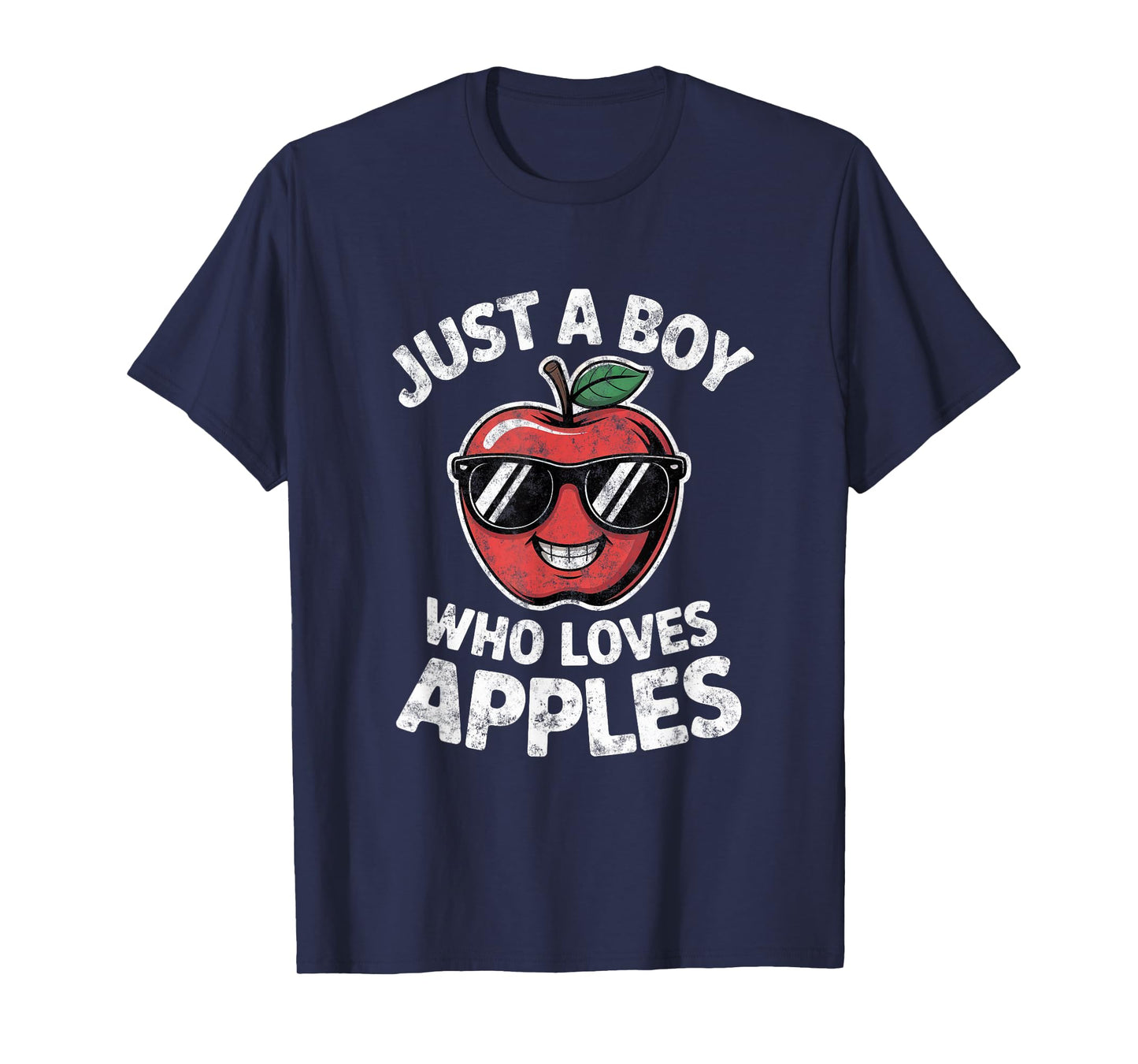 Just a Boy Who Loves Apple Teen Boys Toddler Kid T-Shirt