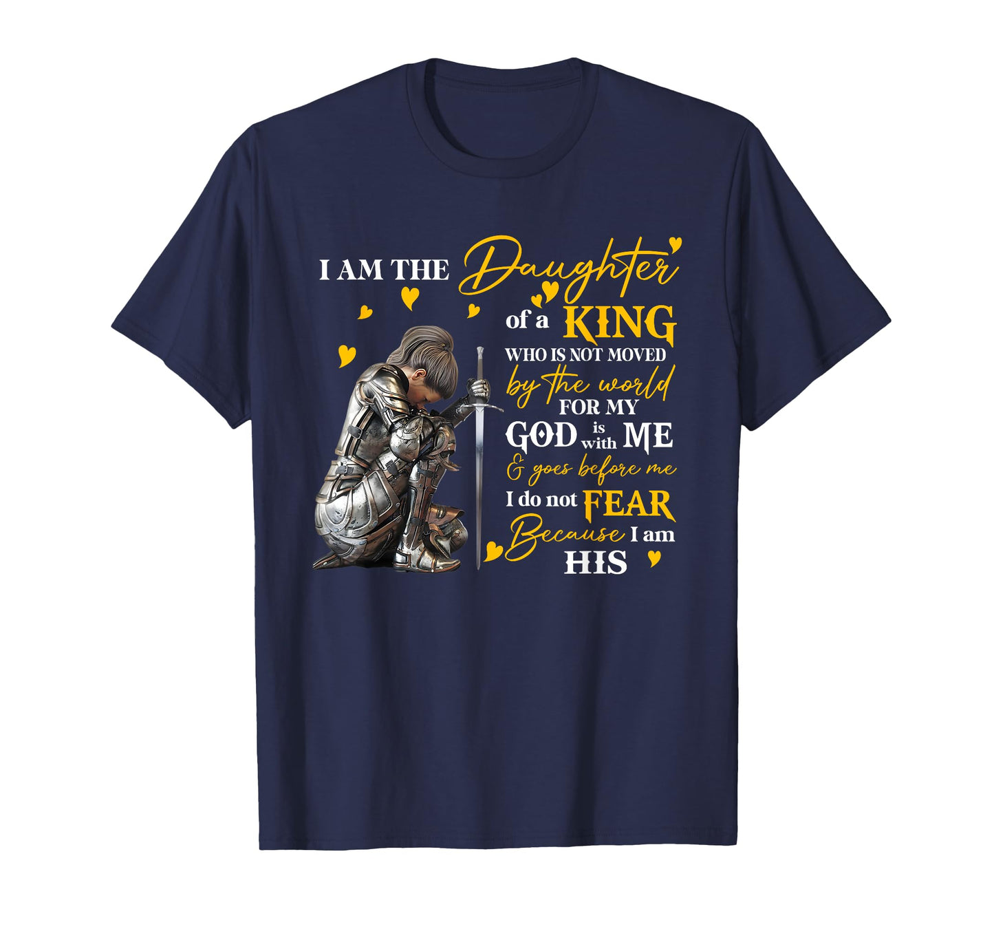 I Am The Daughter Of The King Who Is Not Moved By The World T-Shirt