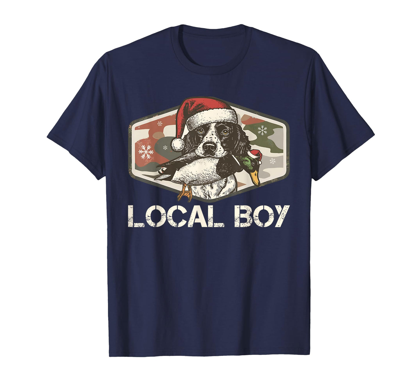 Local Southern Boy Duck Hunting Black Lab Outdoor Vintage T-Shirt