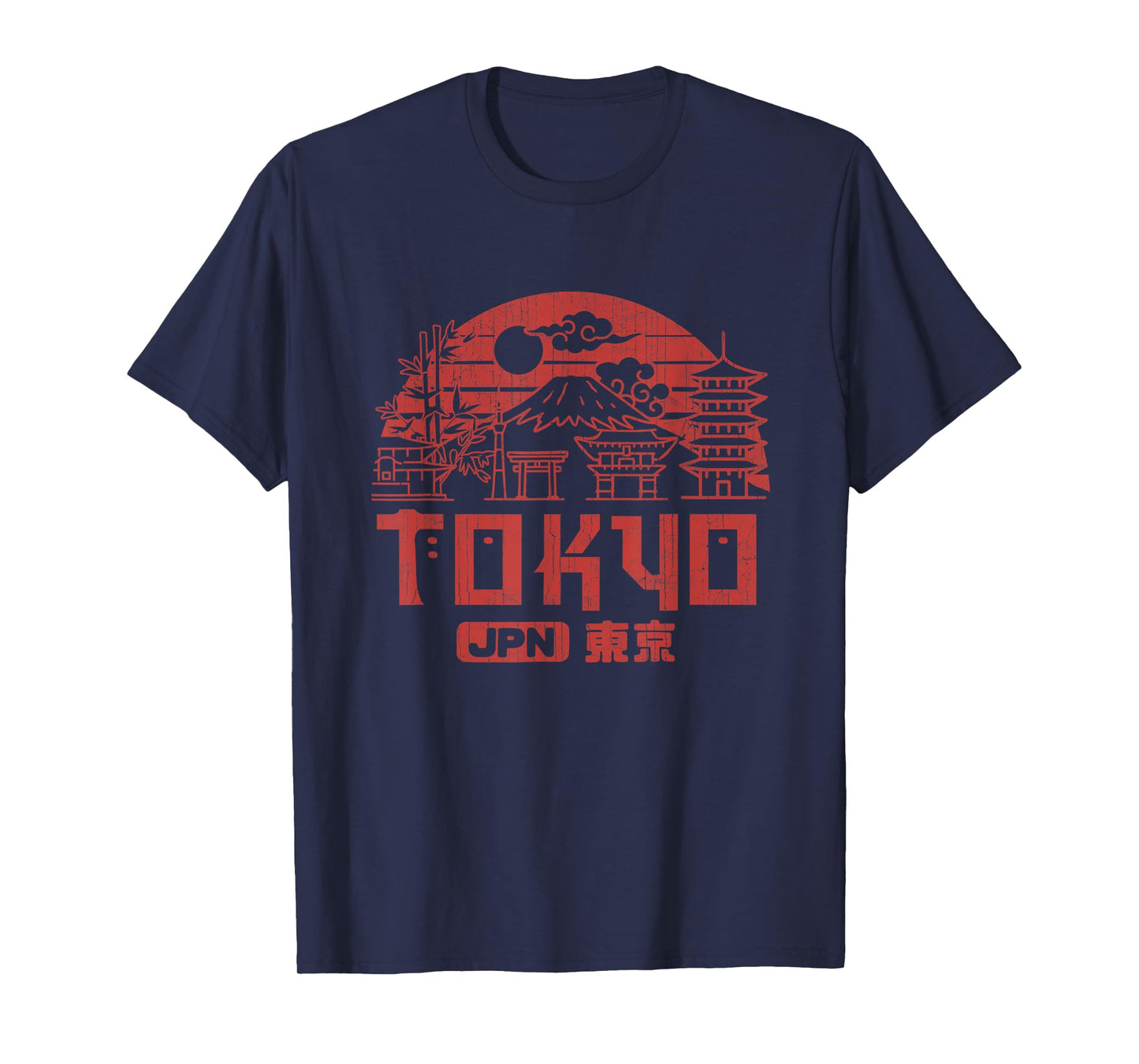 Kawaii Retro Tokyo Japan Mt. Fuji 80's Asian Fashion Anime T-Shirt