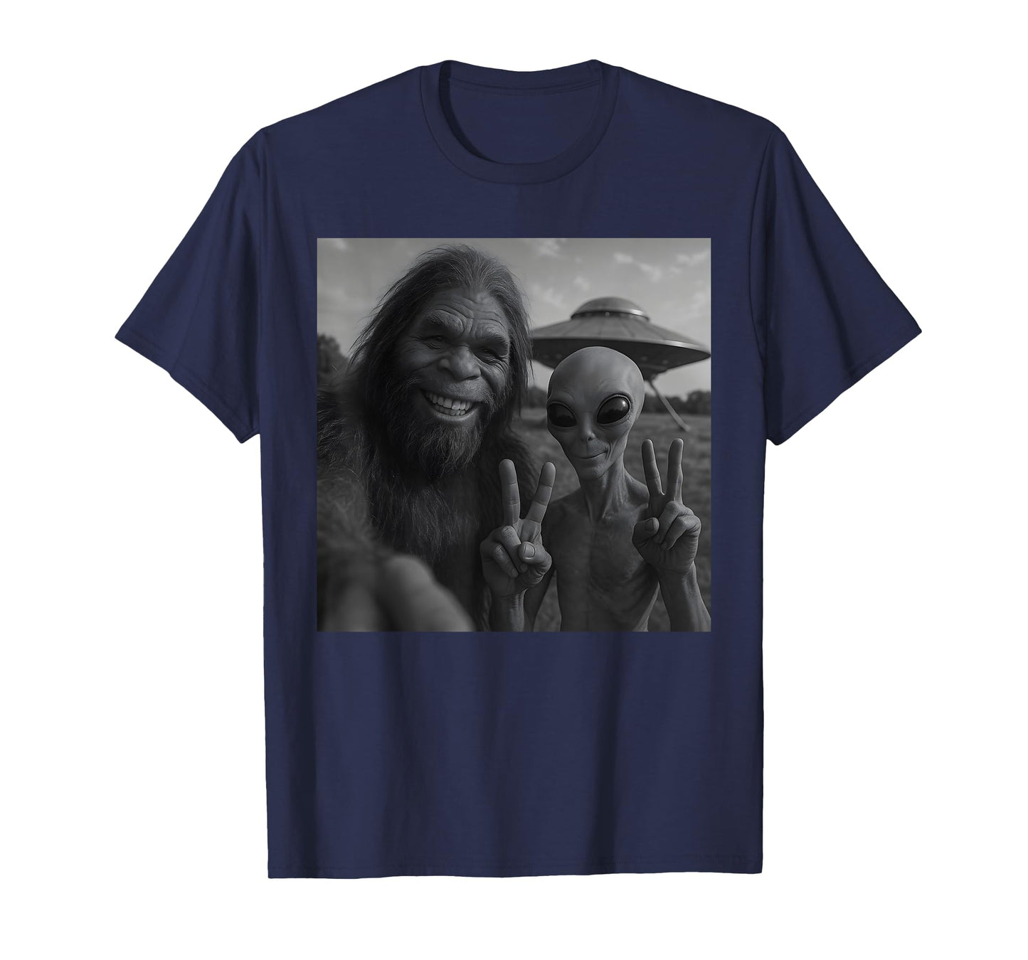 Funny Bigfoot Alien T-Shirt
