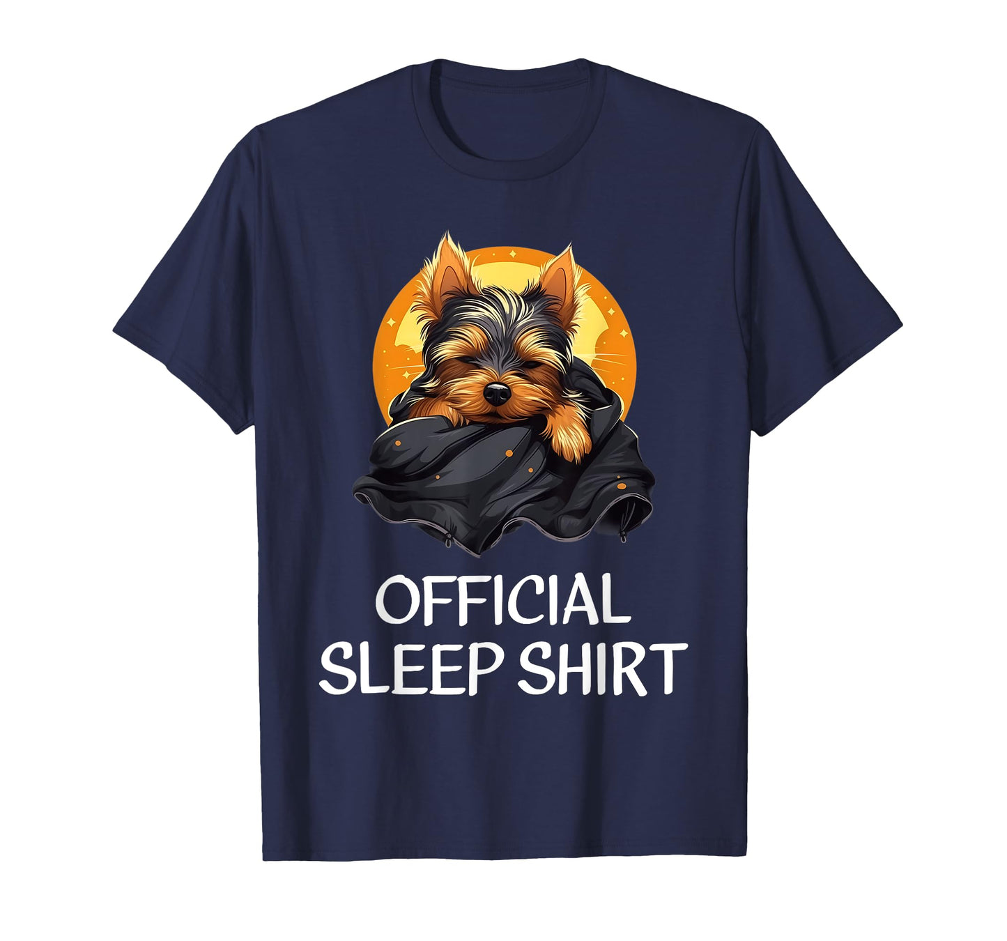 Official Sleep Shirt Yorkshire Terrier Nightshirt Pajama T-Shirt
