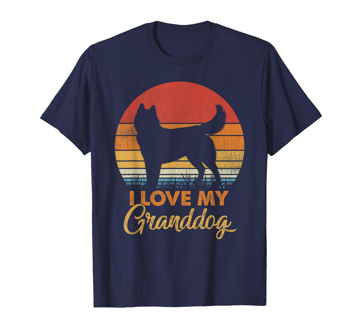 Love My Granddog Siberian Husky Grandparents T-Shirt