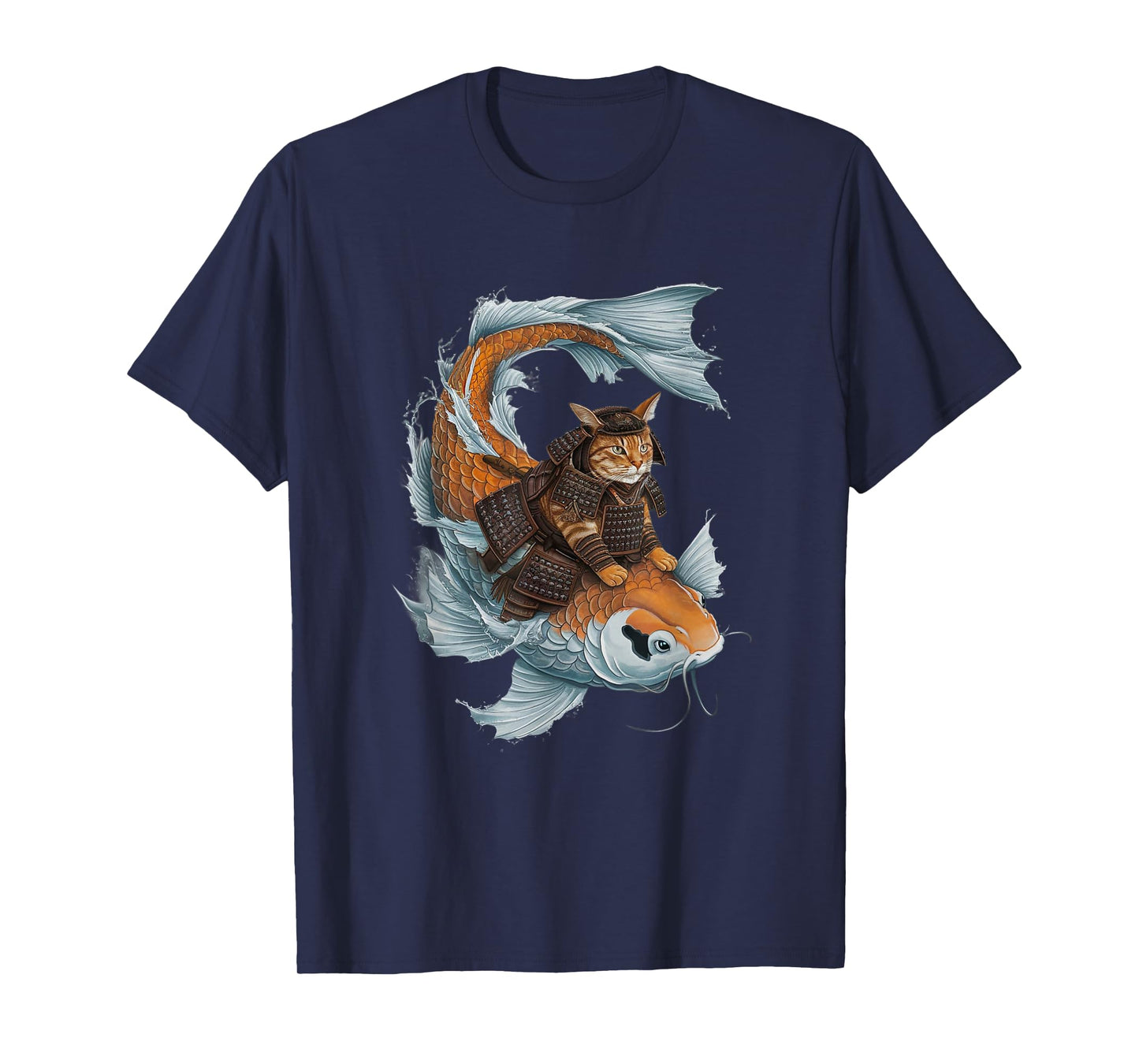 Samurai Cat Ninja Aesthetic Japanese Katana Tokyo culture T-Shirt