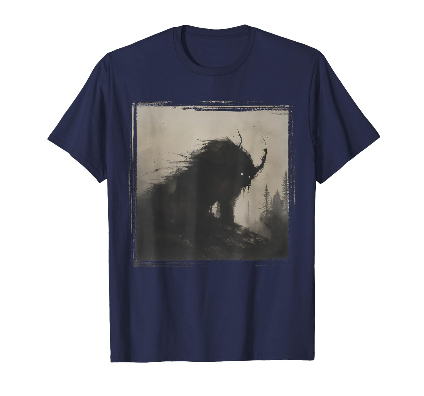 Dark Horror Nightmare Demonic Monster Gothic Alt Scary Art T-Shirt
