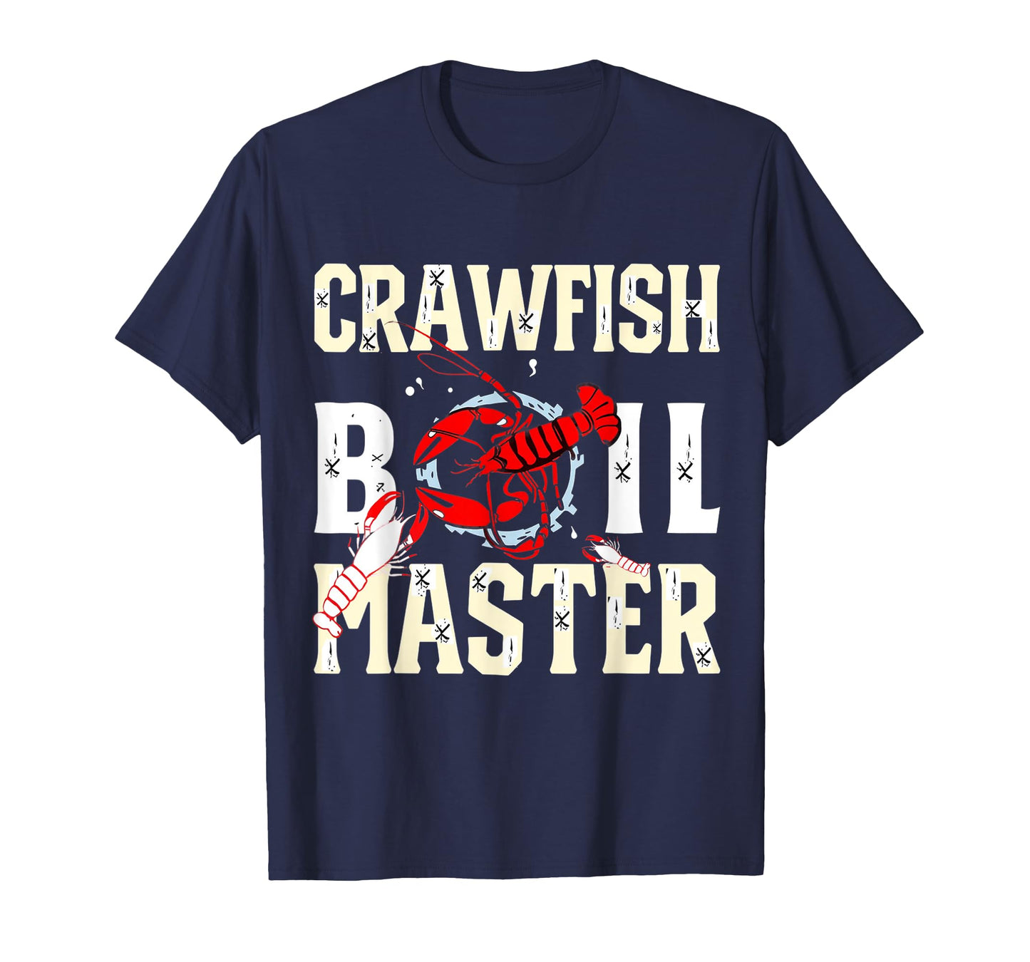 Crawfish Boil Master Cajun Seafood Festival Retro Cooking T-Shirt
