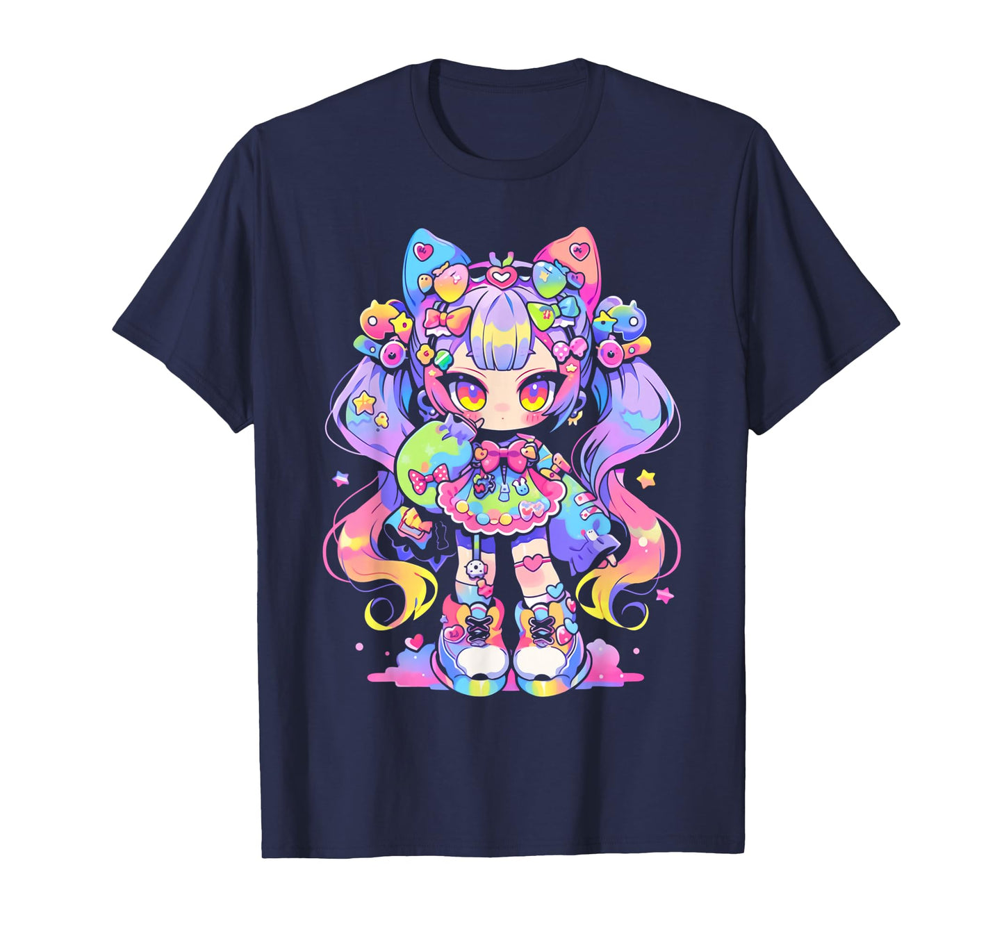 Kawaii Chibi Girl | Decora Fairy Kei Anime Manga Harajuku T-Shirt