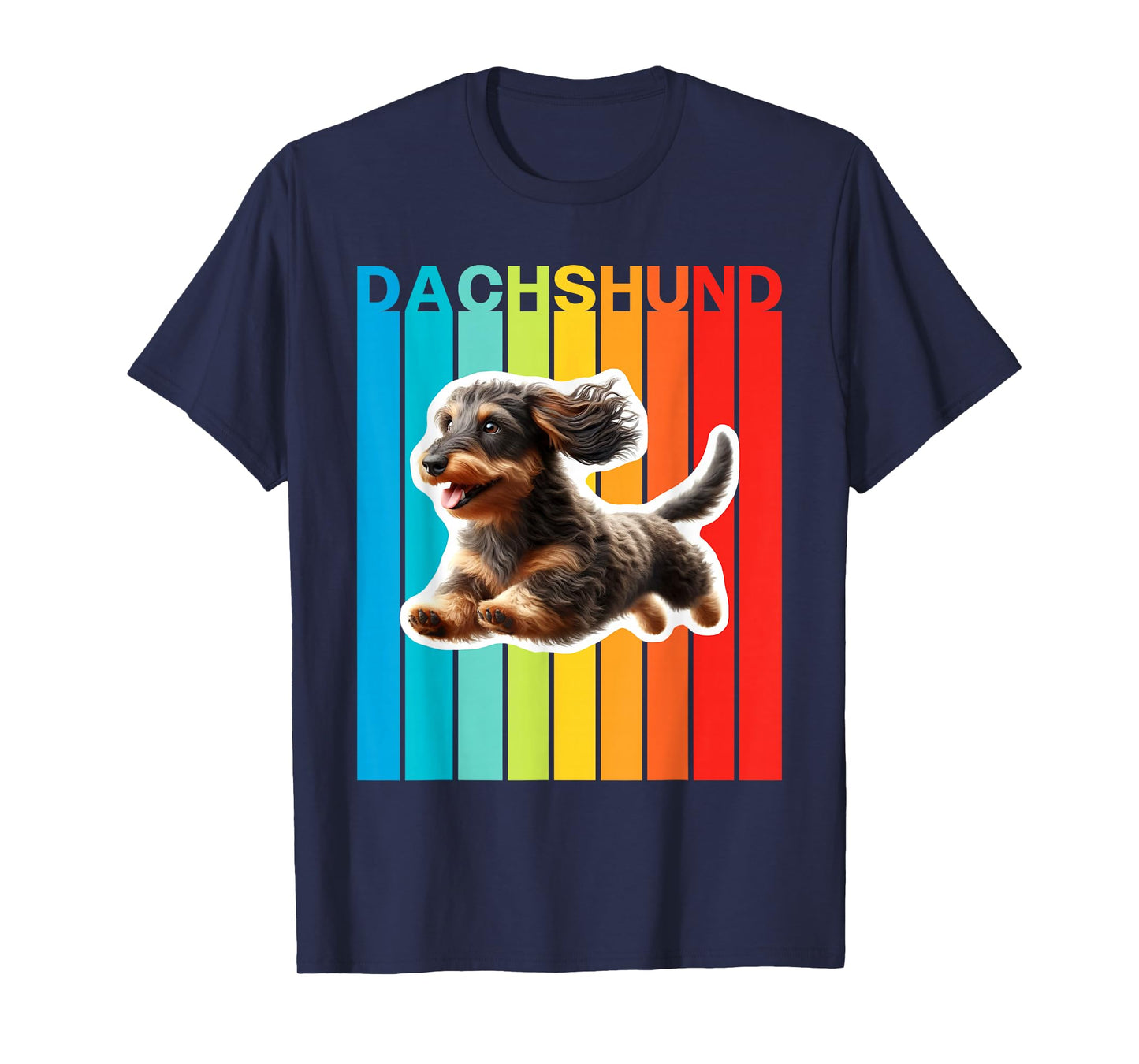 Colorful Wirehaired Dachshund T-Shirt