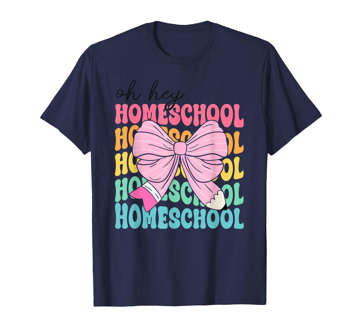 Oh Hey Homeschool Shirt Teacher Kids First Day Of School T-Shirt