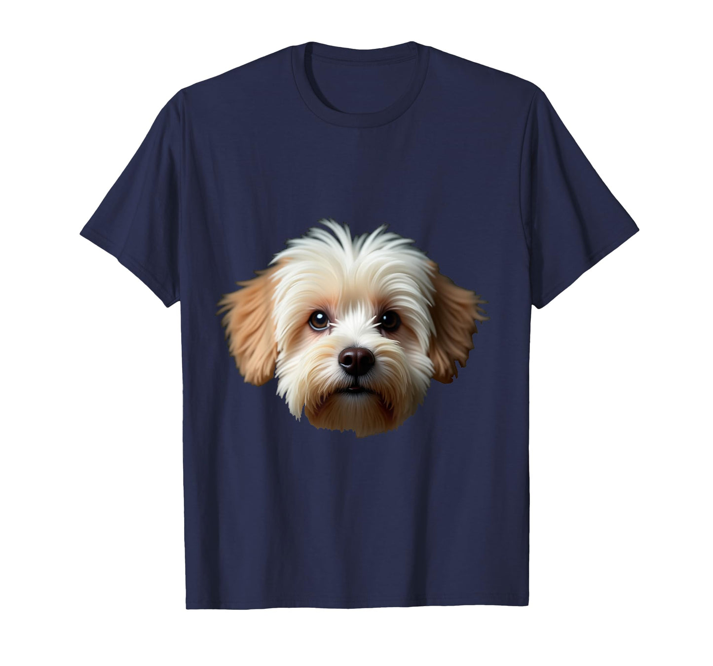 Black Havanese Dog Cuban Bichon Face T-Shirt
