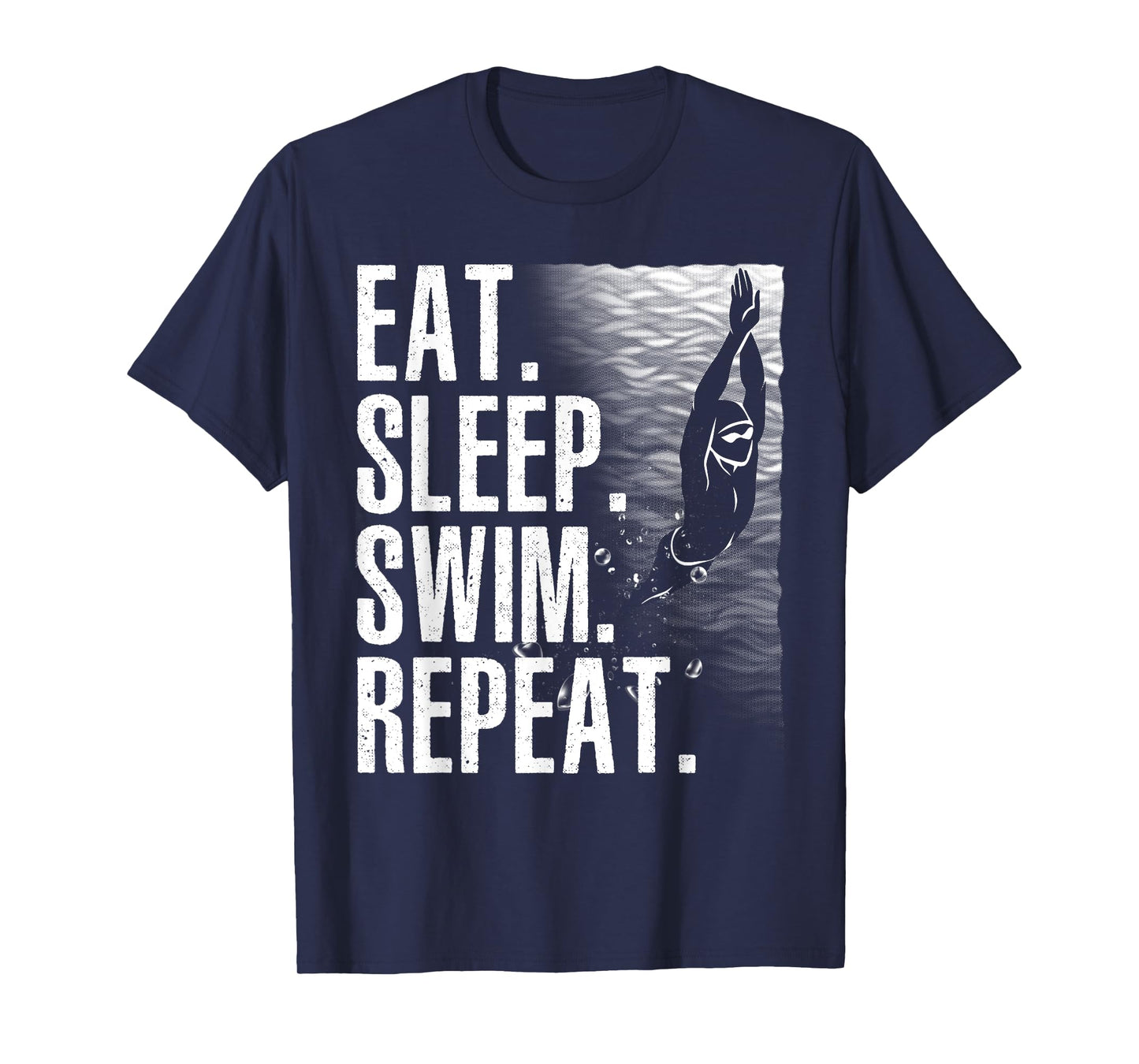 Funny Swimming Design For Men Women Kids Swimmers Swim Team T-Shirt
